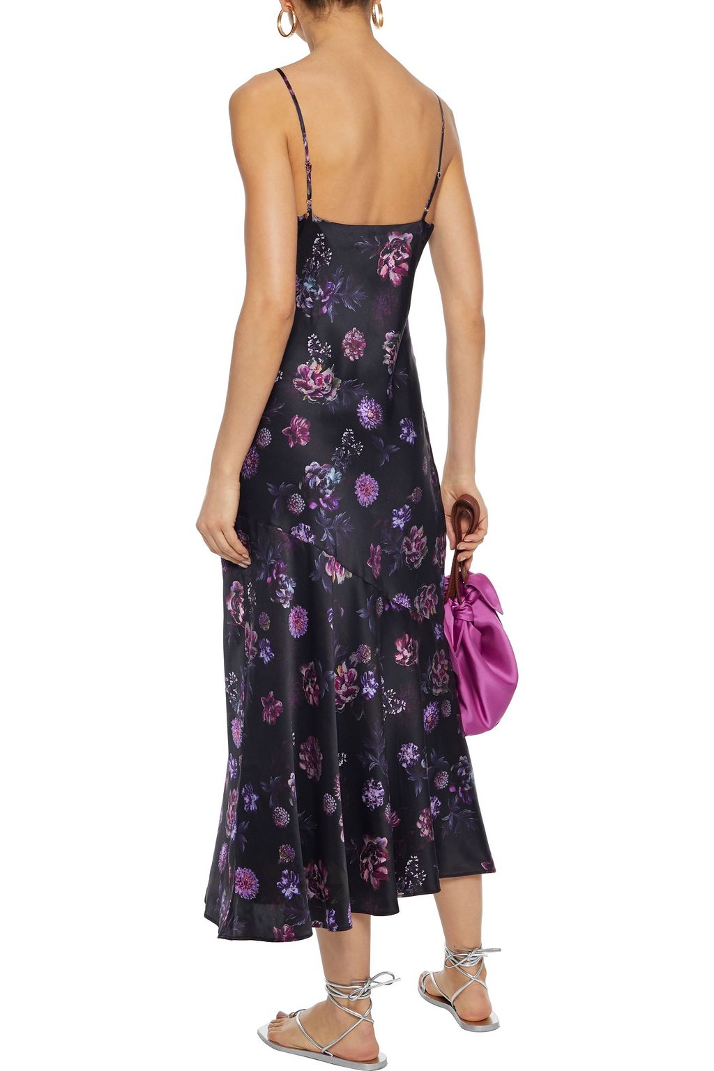 CAMI NYC The Colleen floral-print silk-charmeuse midi slip dress