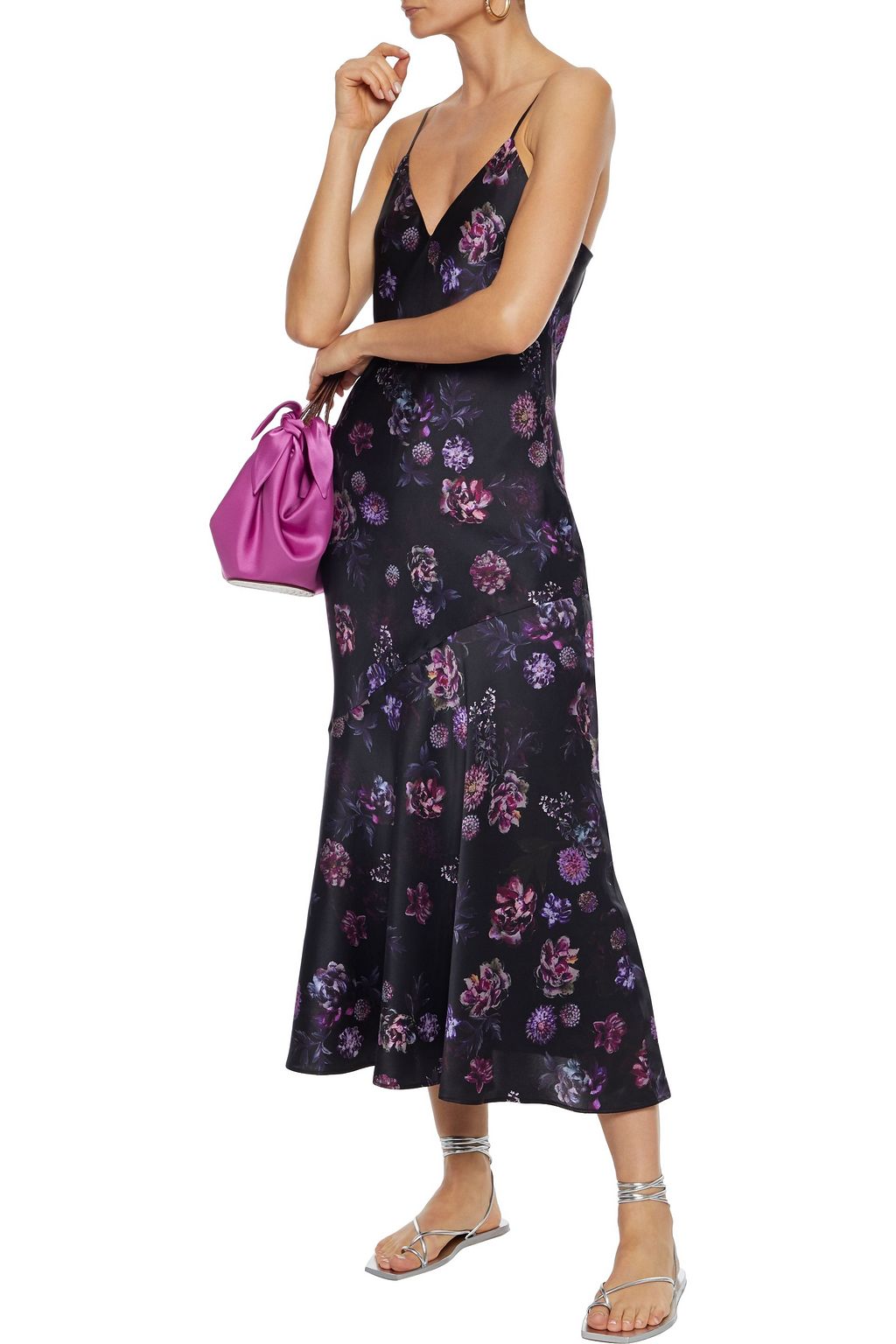 CAMI NYC The Colleen floral-print silk-charmeuse midi slip dress