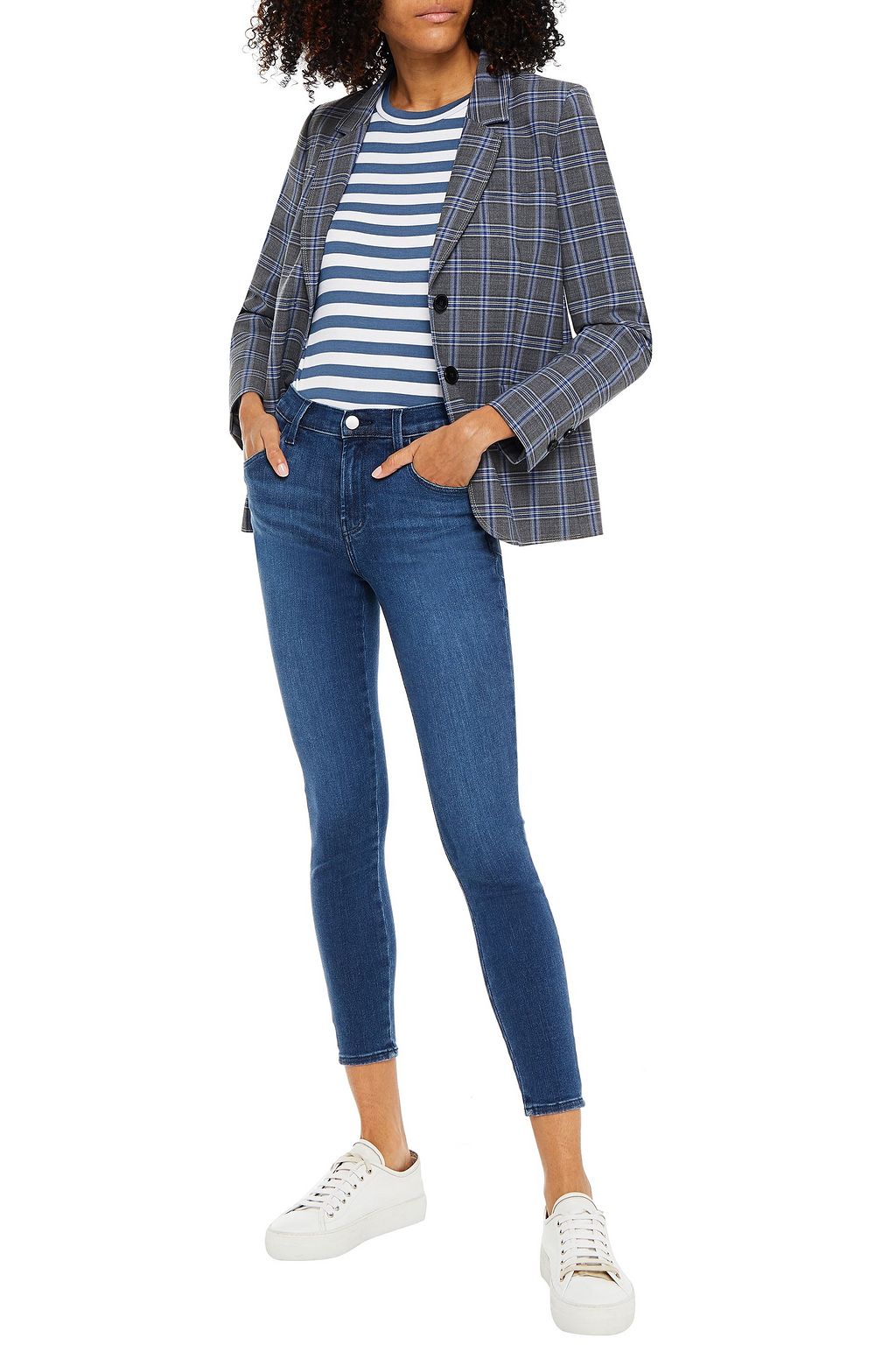 J BRAND Alana cropped high-rise skinny jeans