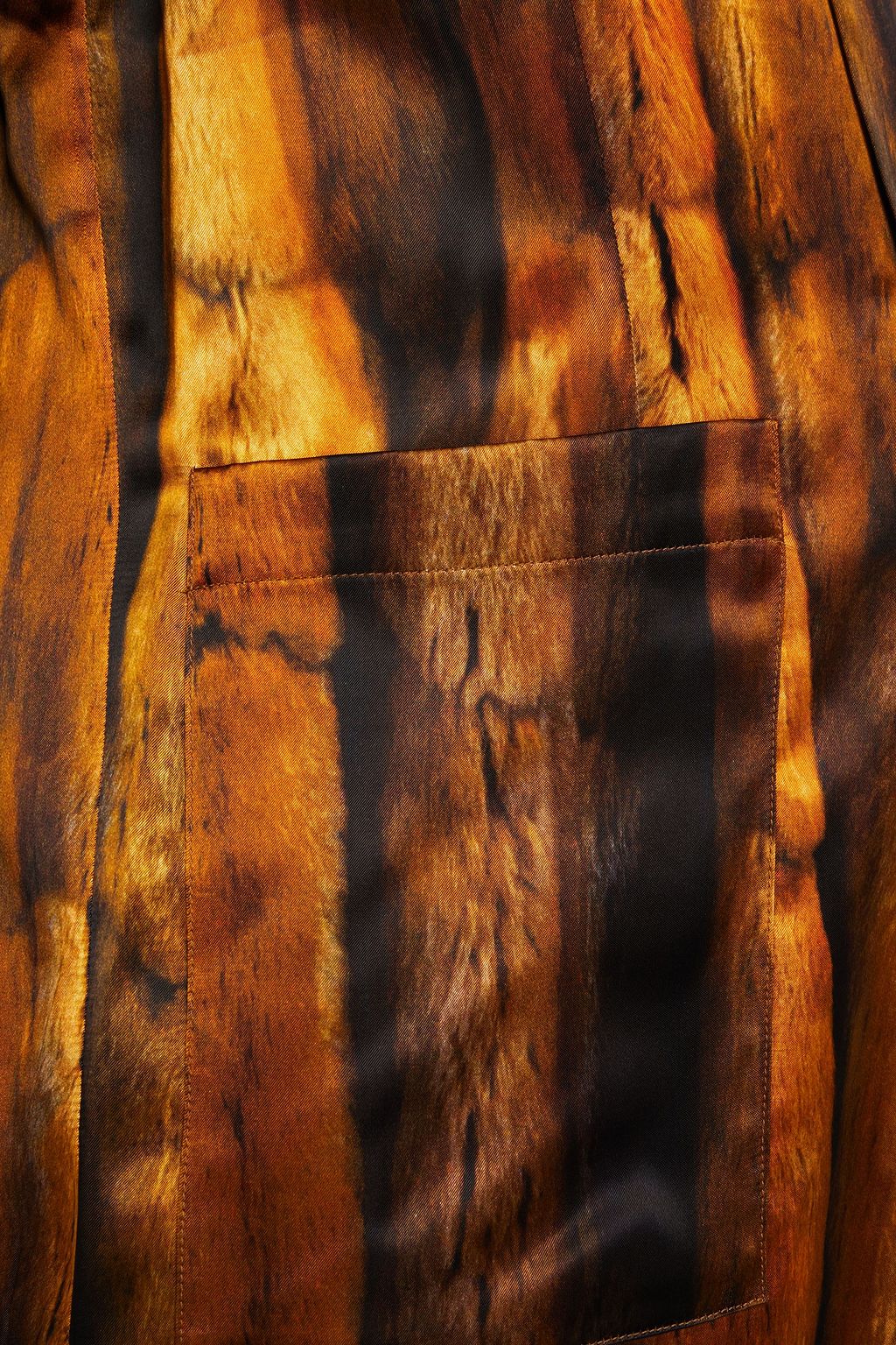 MM6 MAISON MARGIELA Printed satin-twill shirt