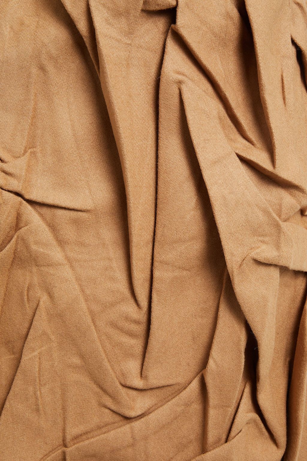 MM6 MAISON MARGIELA Crinkled wool-blend felt skirt