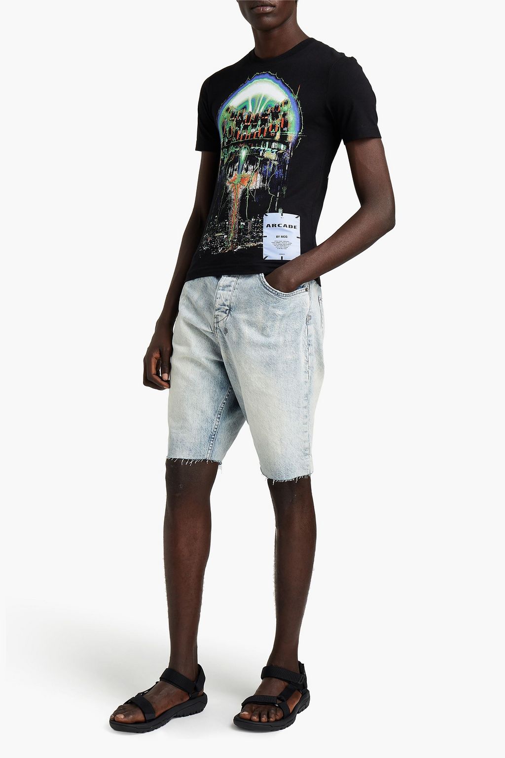 MCQ ALEXANDER MCQUEEN Printed cotton-jersey T-shirt