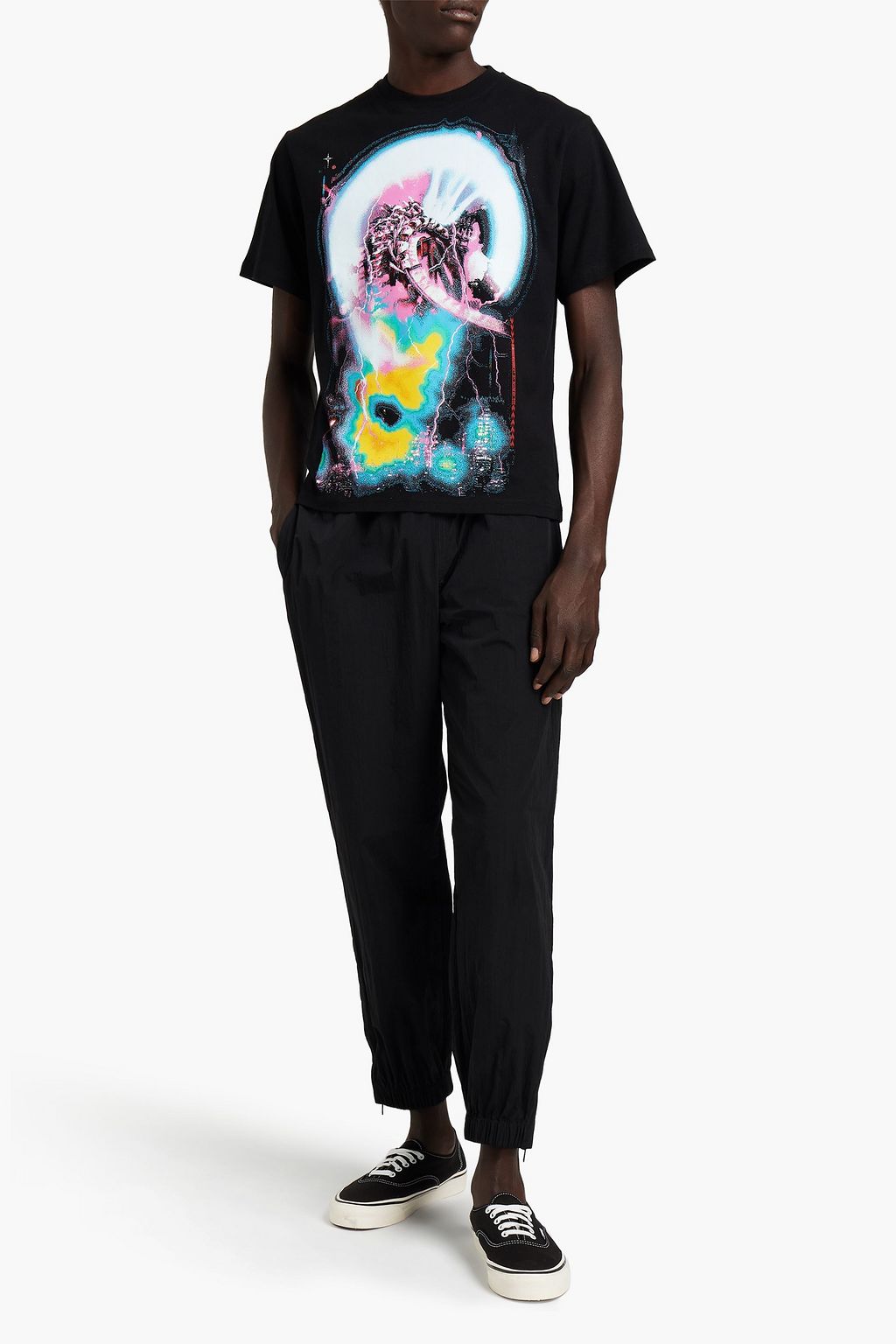 MCQ ALEXANDER MCQUEEN Printed cotton-jersey T-shirt