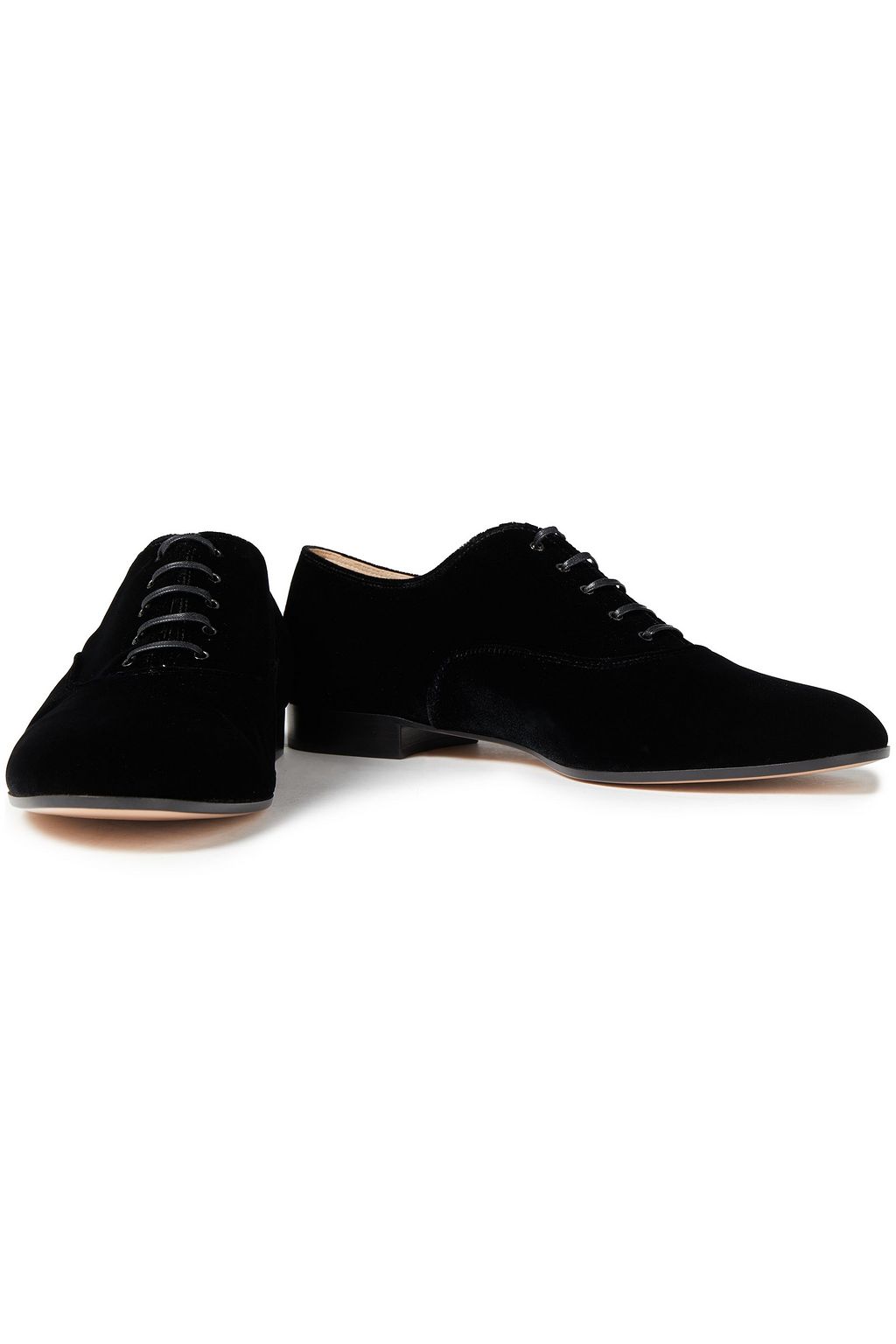 GIANVITO ROSSI Velvet brogues