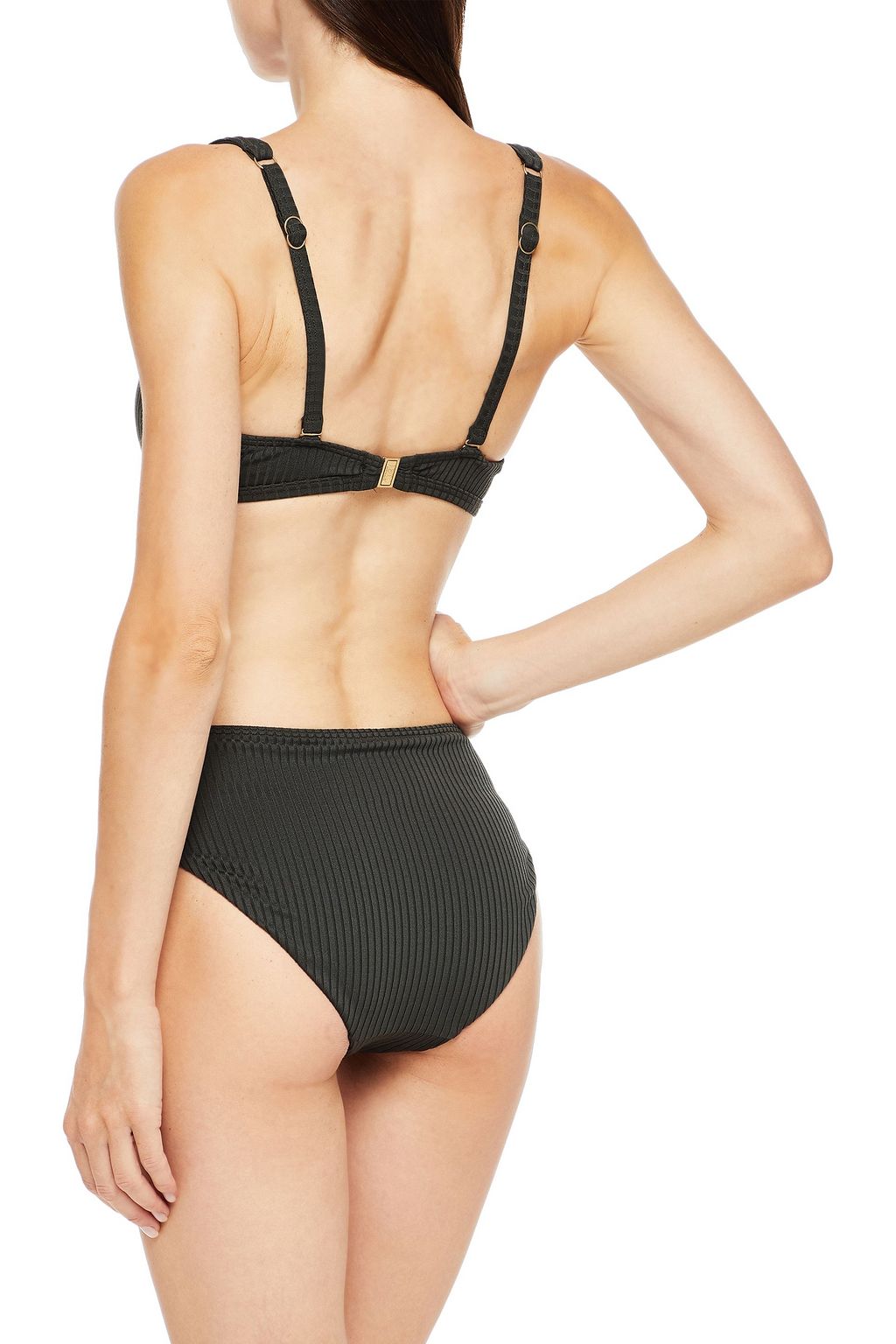 JETS AUSTRALIA BY JESSIKA ALLEN Belted ribbed mid-rise bikini briefs