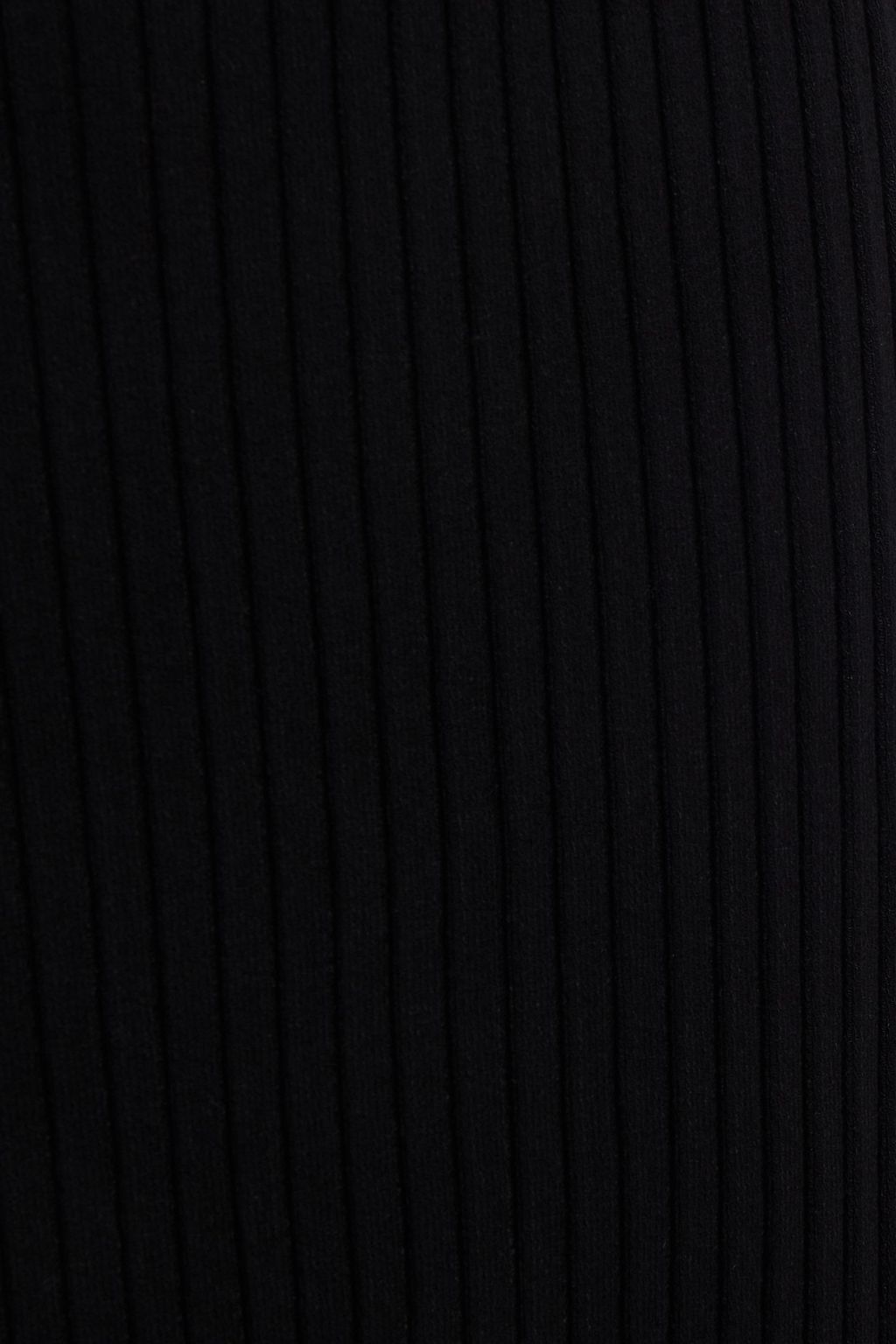 MM6 MAISON MARGIELA Cutout ribbed-knit turtleneck dress