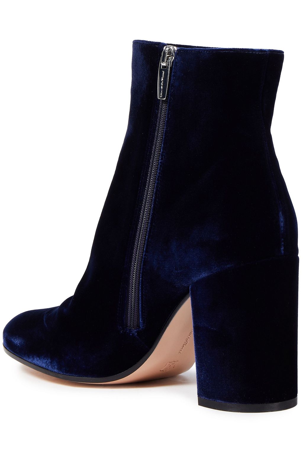 GIANVITO ROSSI Rolling 85 velvet ankle boots