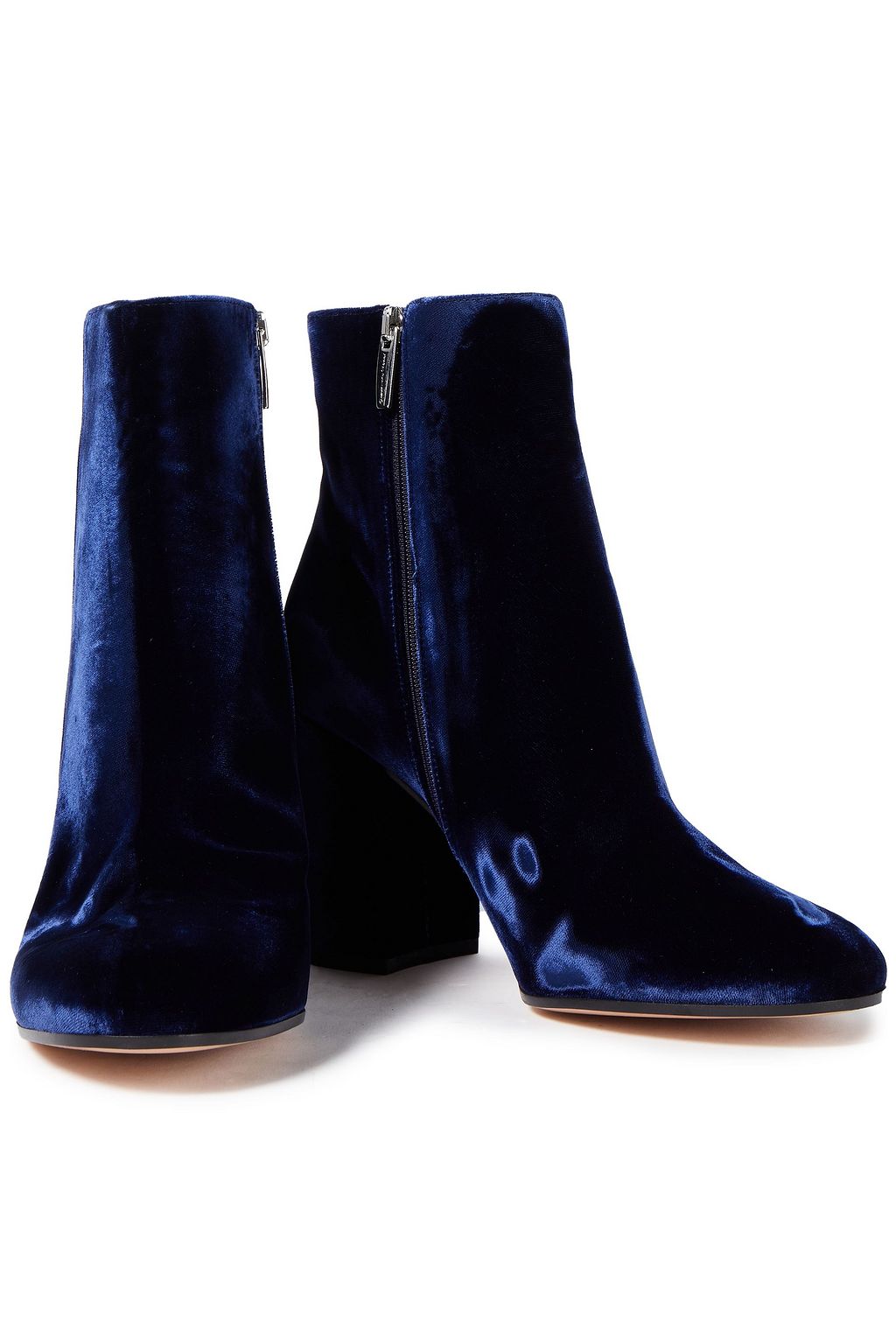 GIANVITO ROSSI Rolling 85 velvet ankle boots