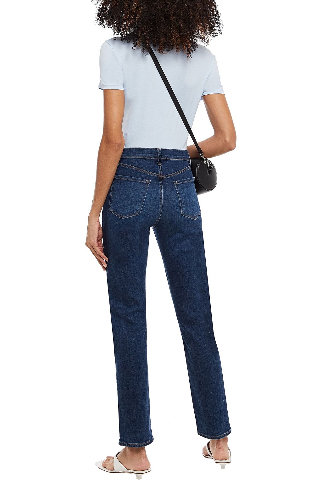 J BRAND Luna high-rise straight-leg jeans