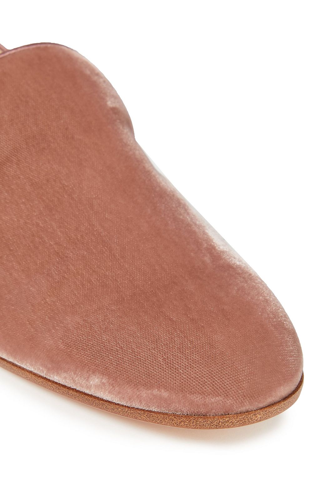 GIANVITO ROSSI Velluto velvet loafers