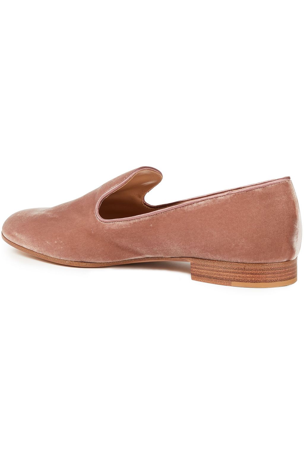 GIANVITO ROSSI Velluto velvet loafers