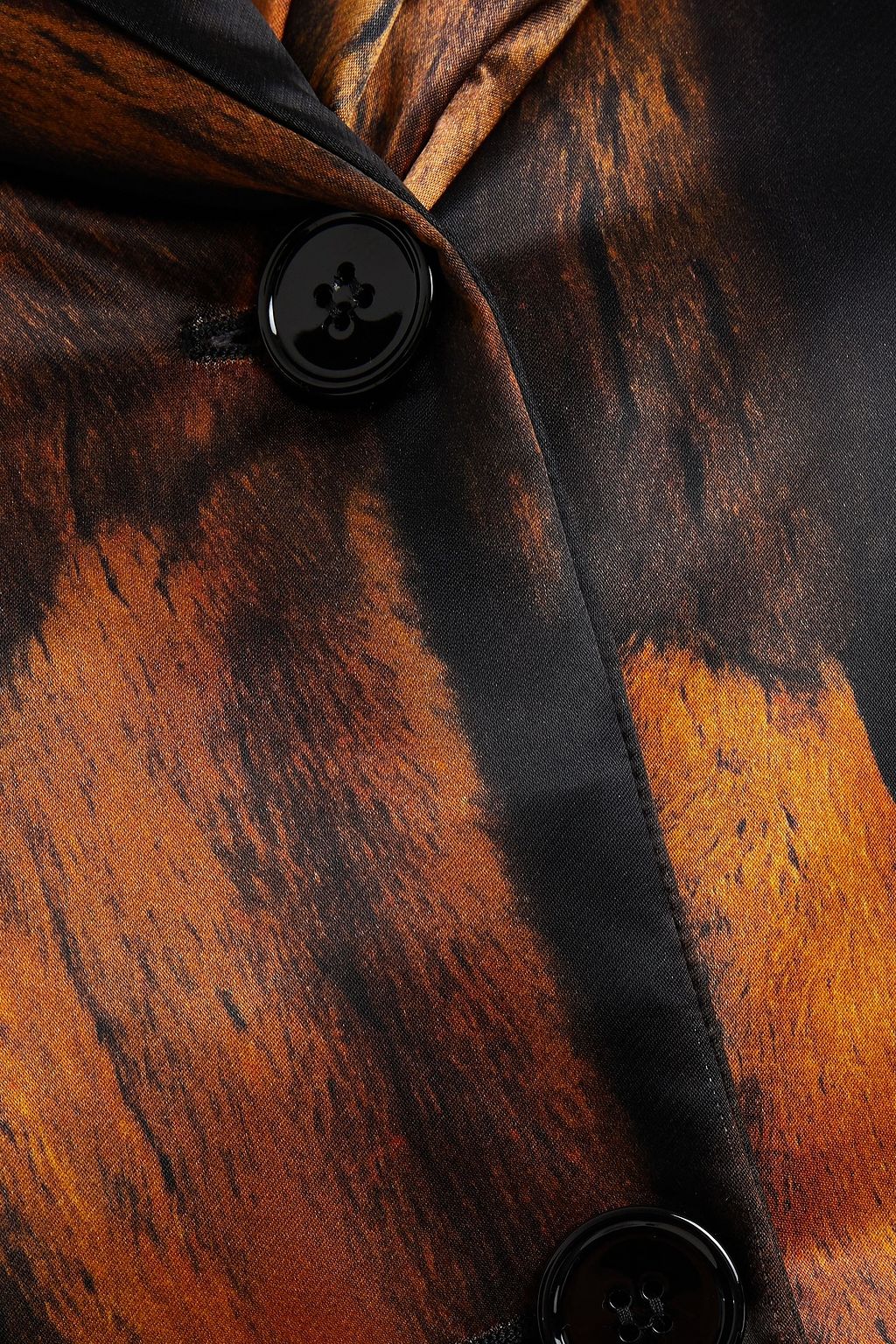 MM6 MAISON MARGIELA Oversized printed satin hooded down jacket
