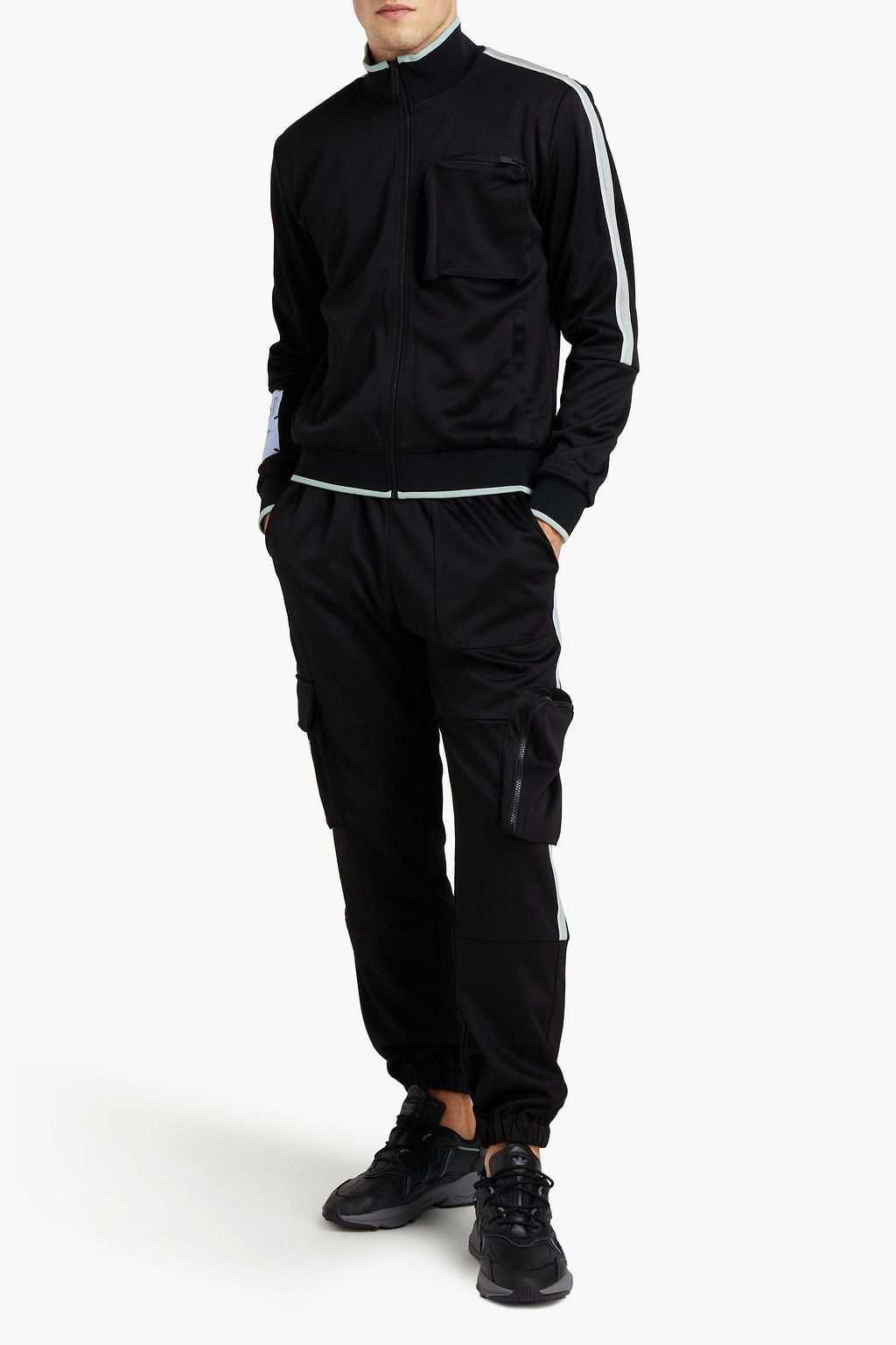 MCQ ALEXANDER MCQUEEN Stretch-piquè track pants
