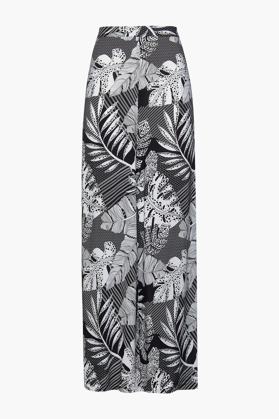 Jets Australia By Jessika Allen Woman Printed Woven Wide-leg Pants Black Size S