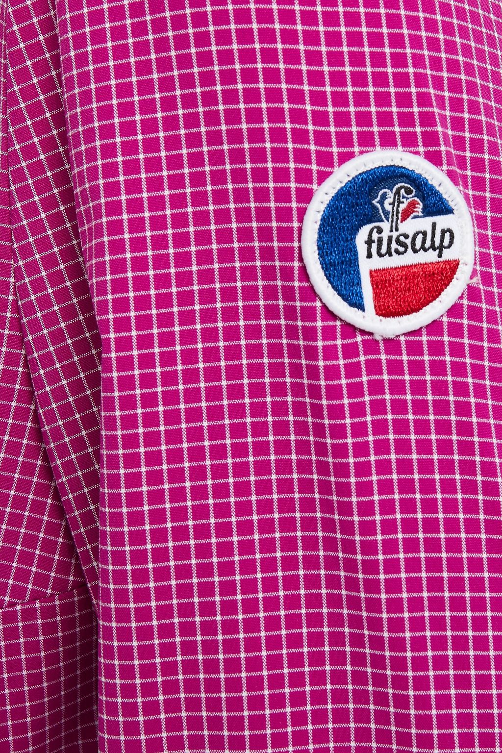 FUSALP チェックポプリン シャツ