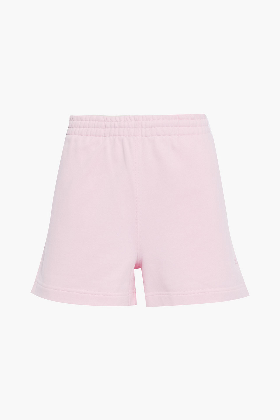 helmut lang - french cotton-terry shorts - pink - s