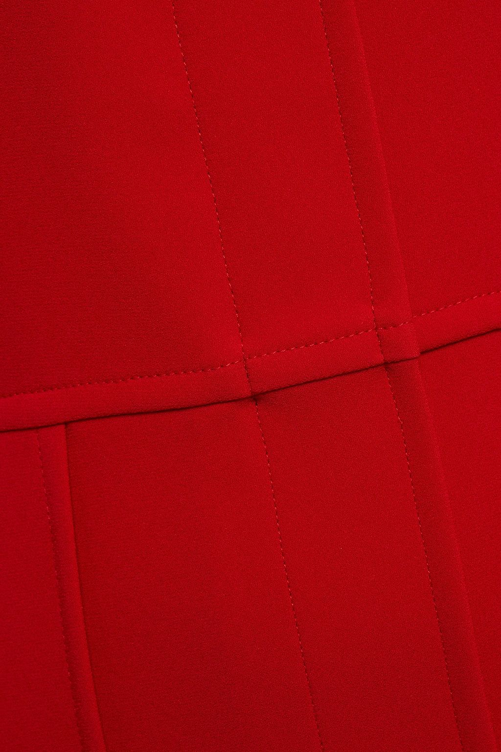 VICTORIA BECKHAM プリーツ入り クレープ ミディワンピース