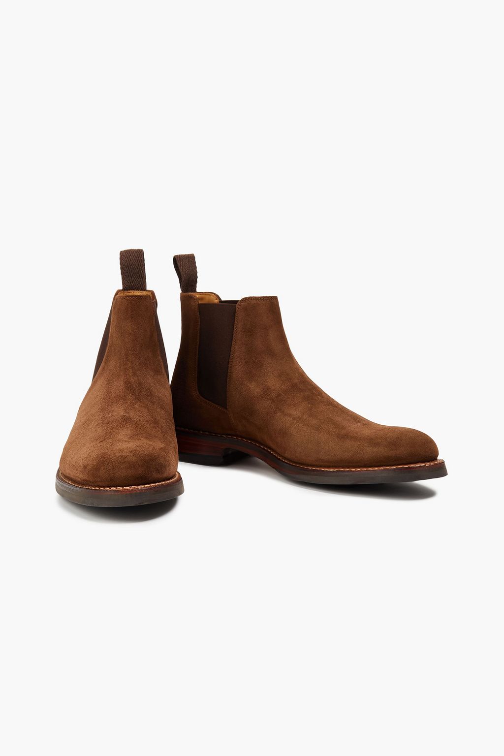 GRENSON Suede Chelsea boots