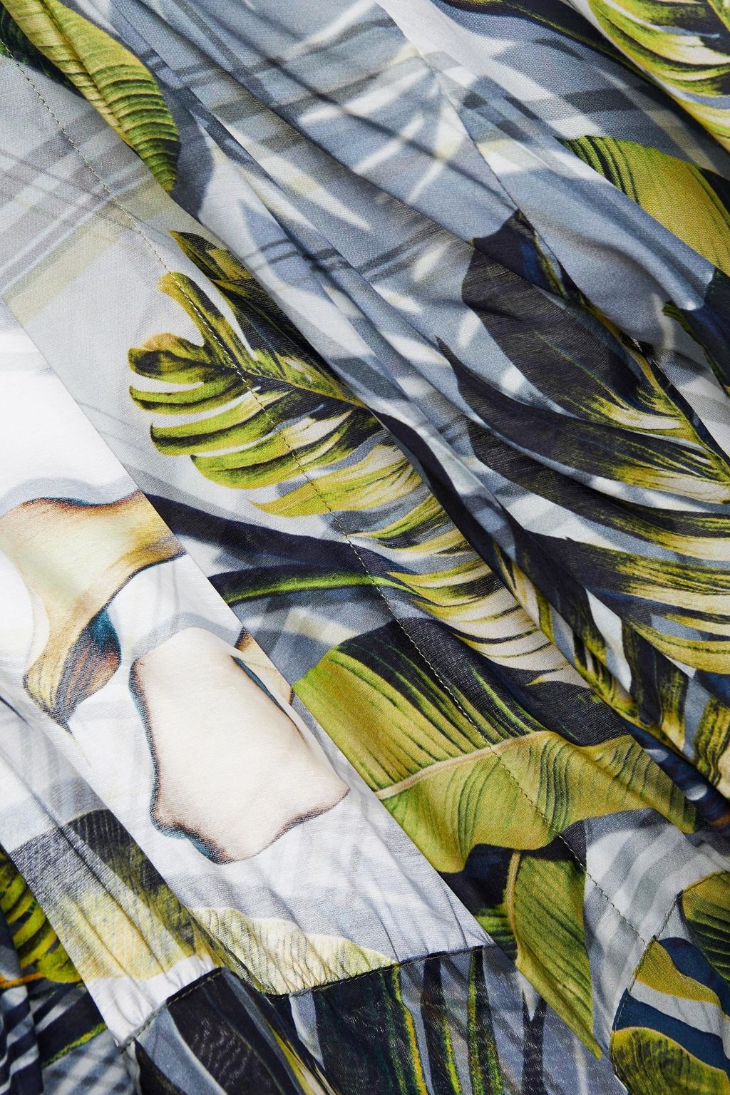 JETS AUSTRALIA BY JESSIKA ALLEN Printed woven wrap top