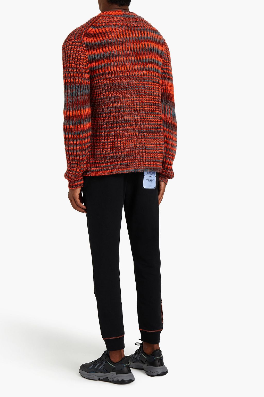 MCQ ALEXANDER MCQUEEN Appliquéd French cotton-terry track pants