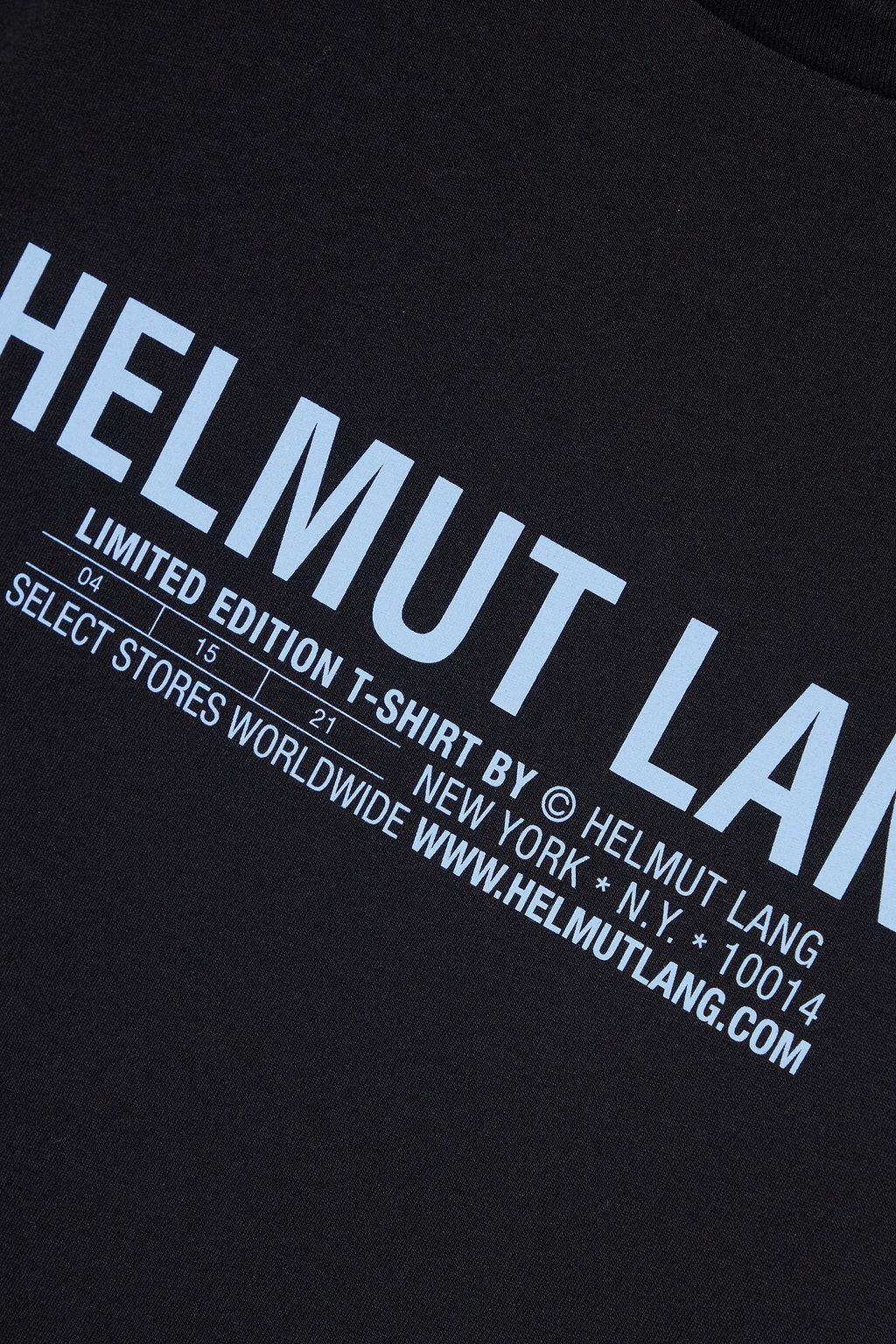 HELMUT LANG Printed cotton-jersey T-shirt