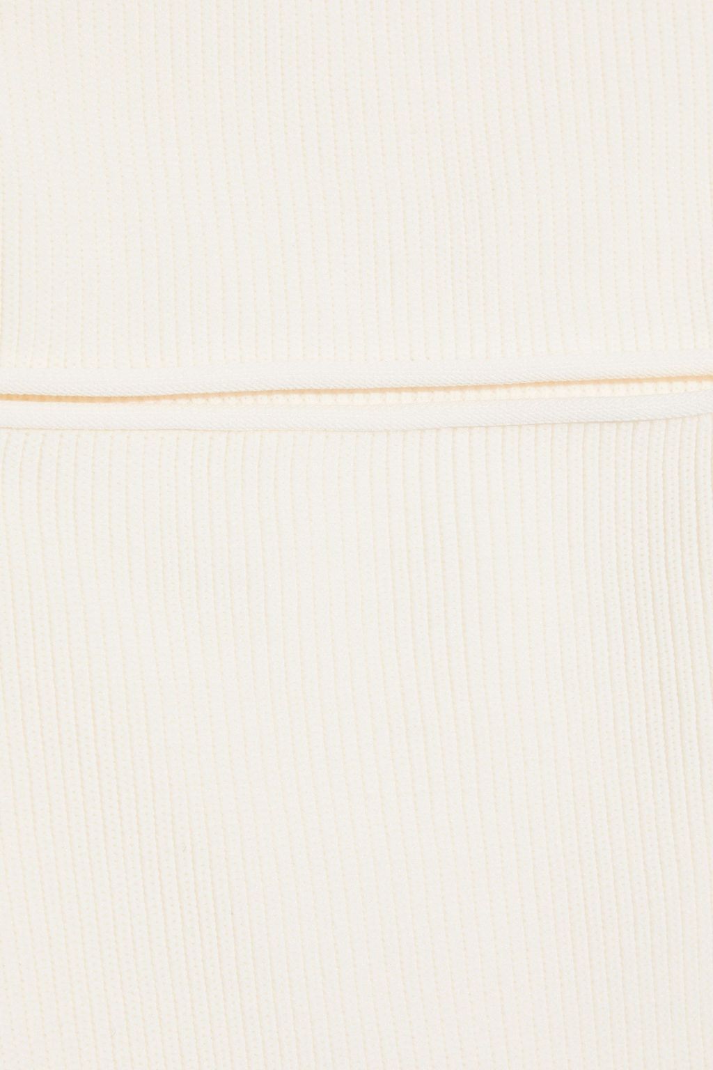 HELMUT LANG Cutout ribbed-knit mini dress