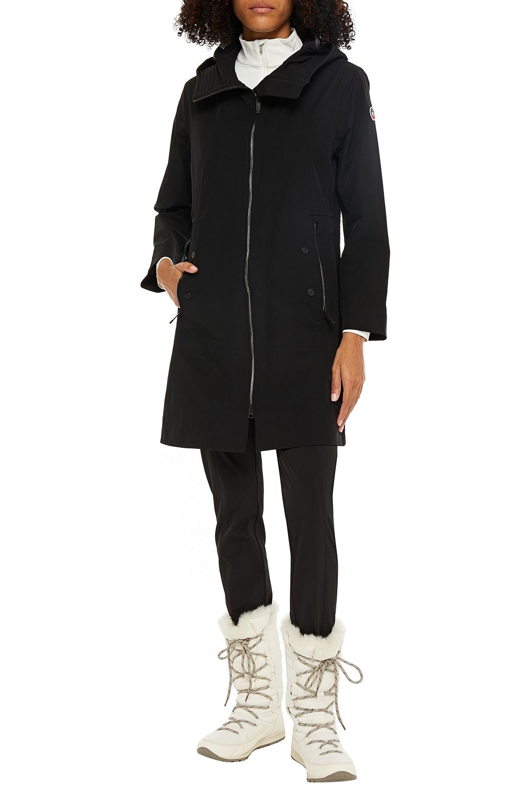 FUSALP Pauline quilted shell hooded ski jacket