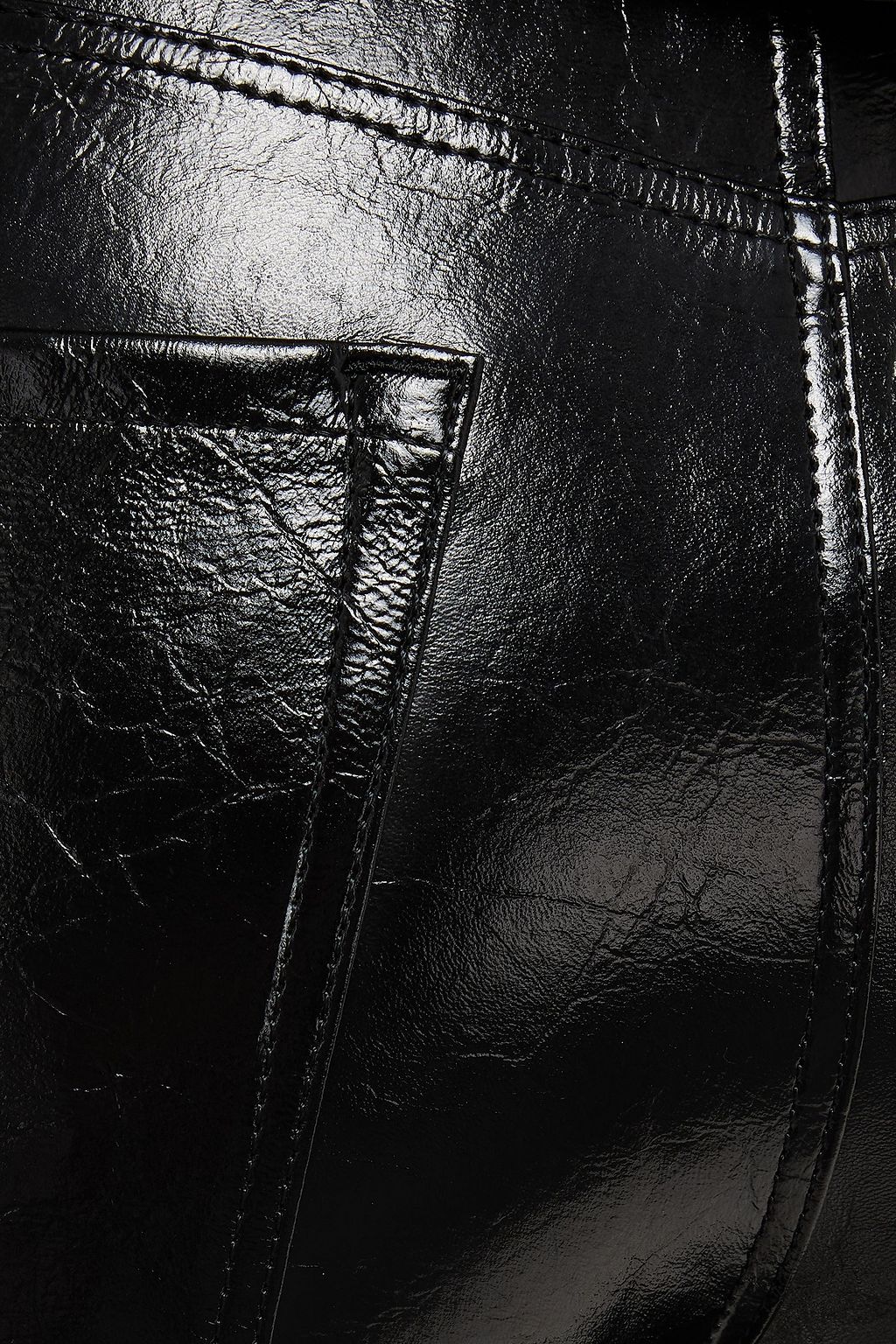 J BRAND Frankie leather kick-flare pants