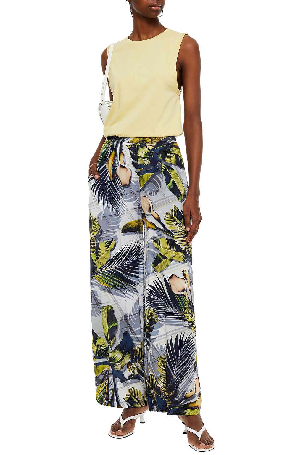 JETS AUSTRALIA BY JESSIKA ALLEN Printed woven wide-leg pants