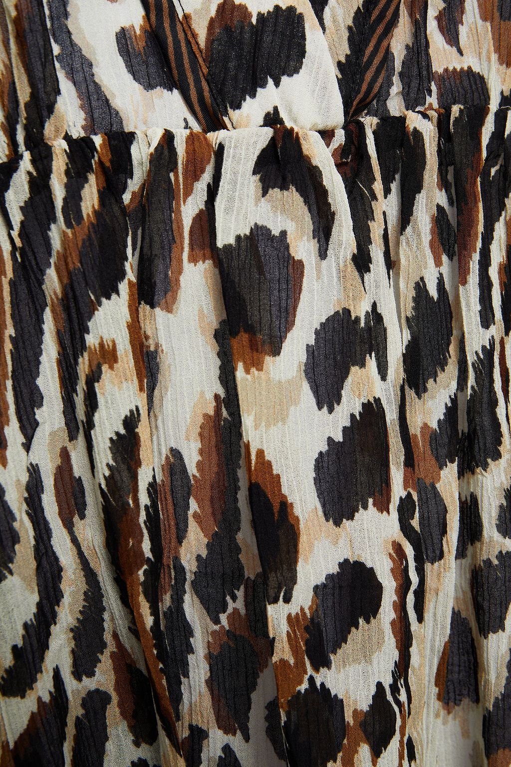 JETS AUSTRALIA BY JESSIKA ALLEN Prowess leopard-print cotton and silk-blend mini dress