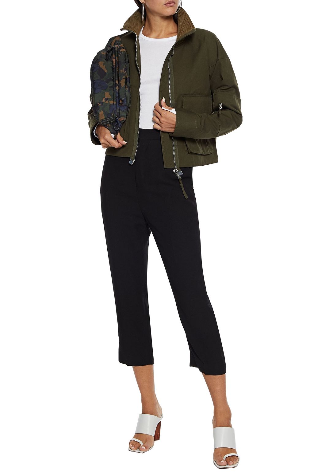 HELMUT LANG Canvas bomber jacket
