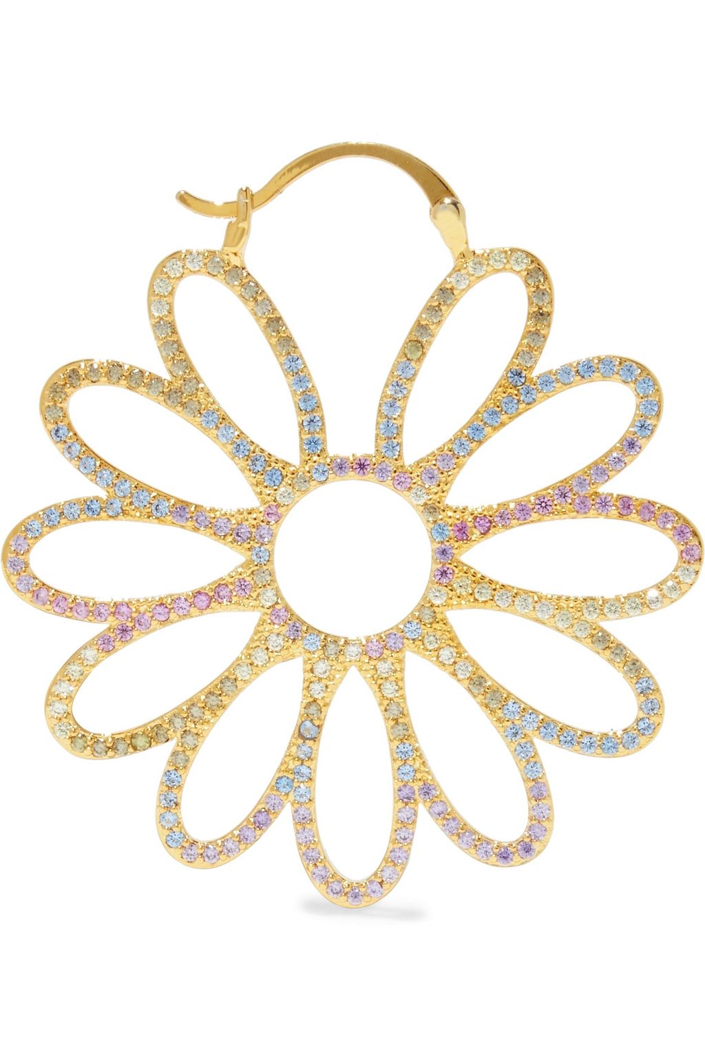 NOIR JEWELRY Gold-tone crystal earrings