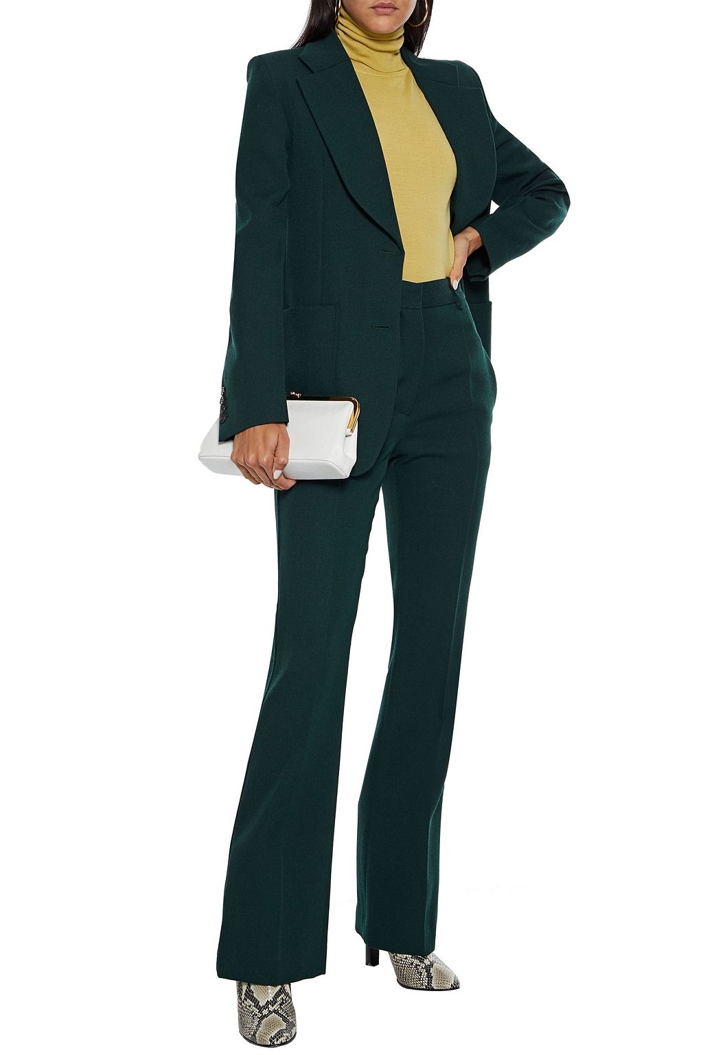VICTORIA BECKHAM Wool-twill blazer