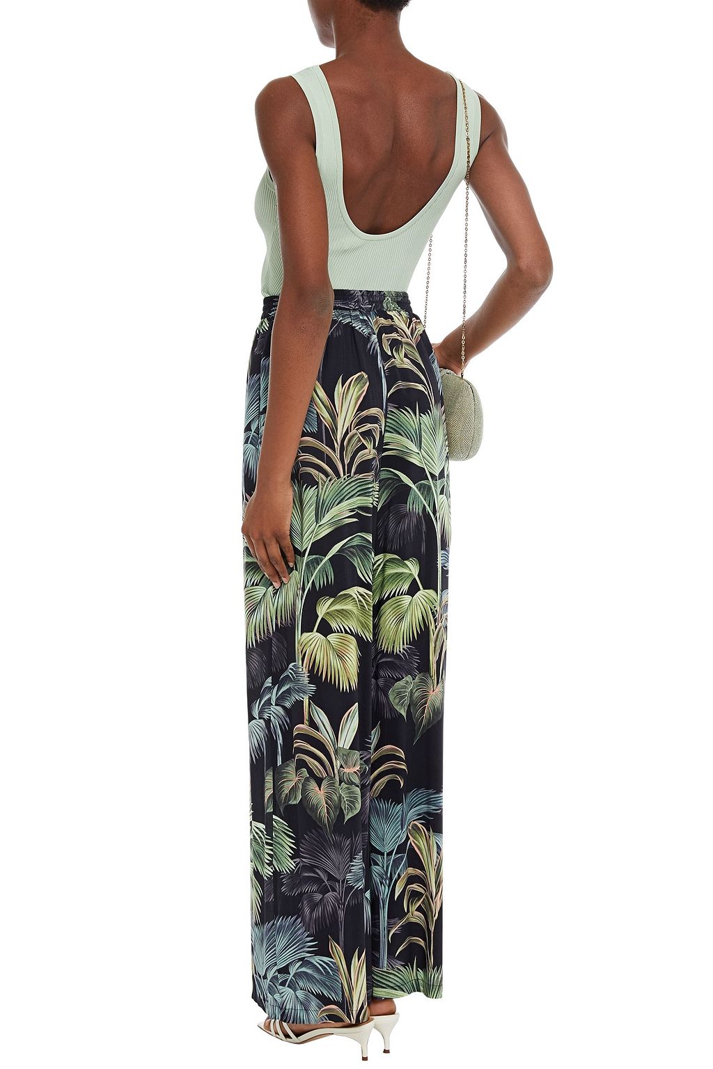 JETS AUSTRALIA BY JESSIKA ALLEN Printed woven wide-leg pants
