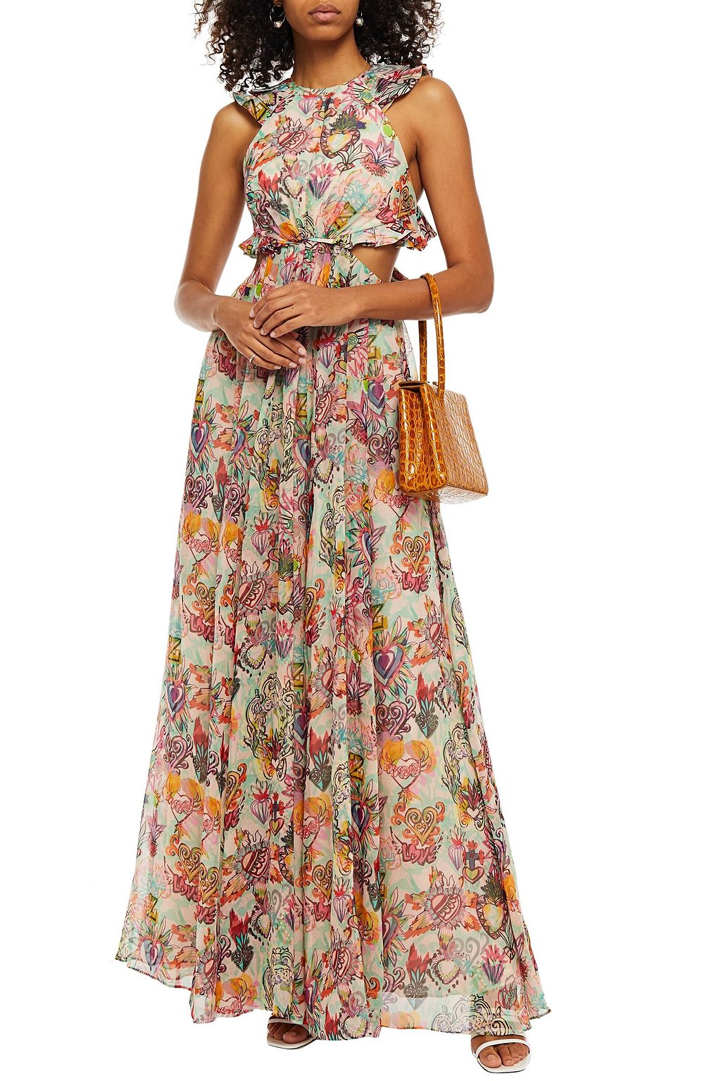 ZIMMERMANN The Lovestruck ruffled printed cotton and silk-blend maxi dress  | Sale up to 70% off | THE OUTNET