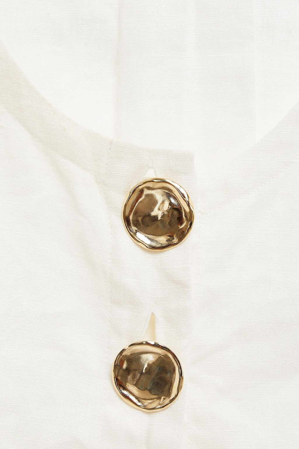 NICHOLAS Cropped linen top