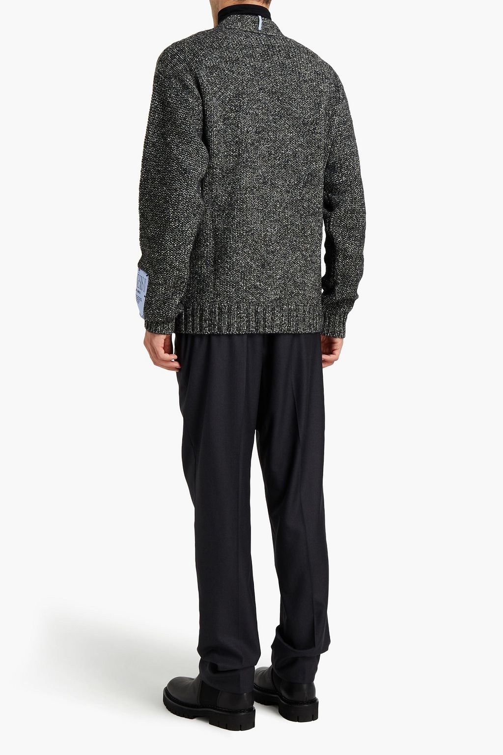 MCQ ALEXANDER MCQUEEN Bouclé-knit cardigan
