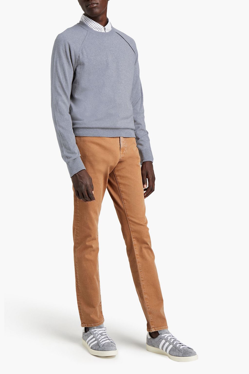 FRAME Melierter Strickpullover