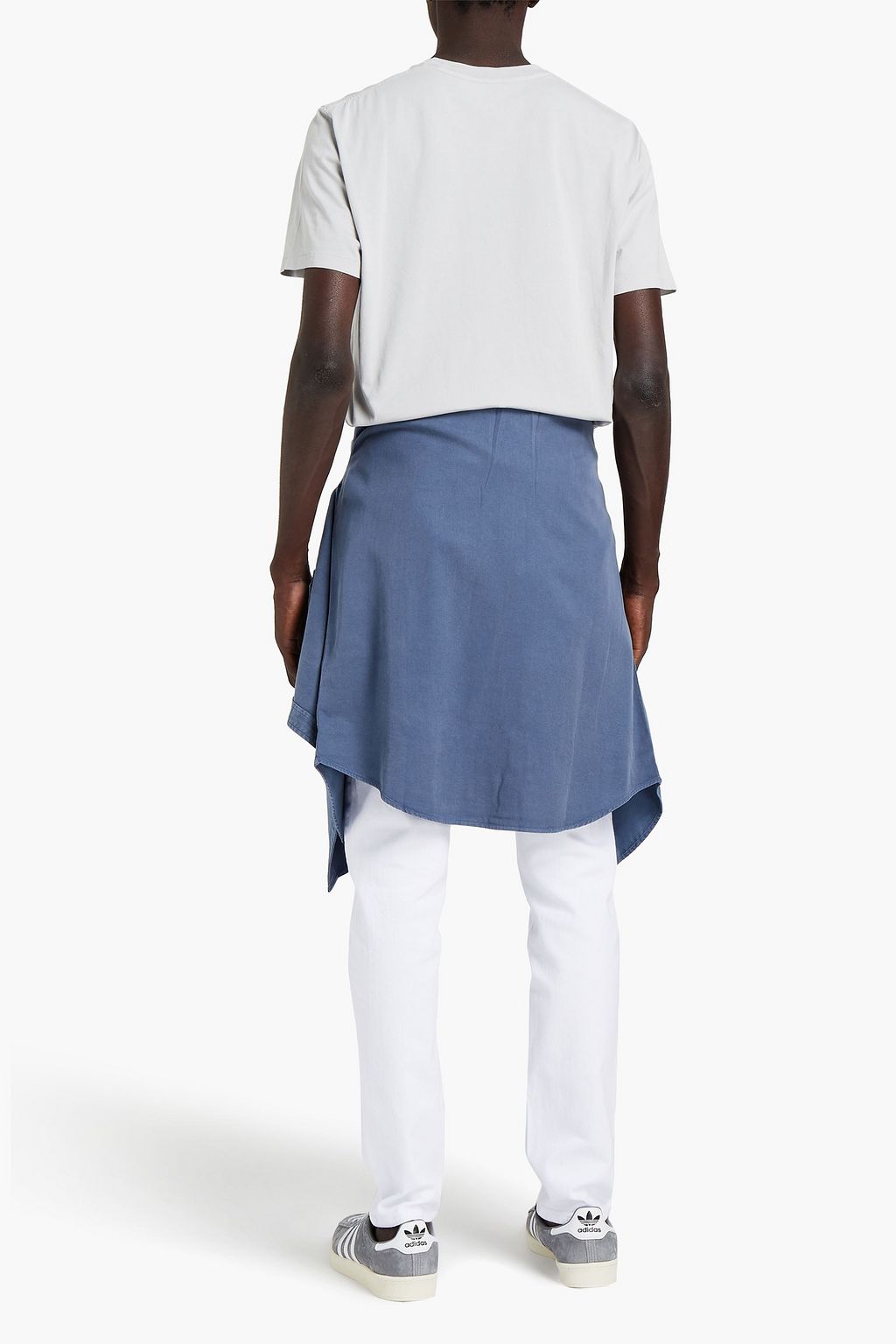 FRAME Printed Pima cotton-jersey T-shirt