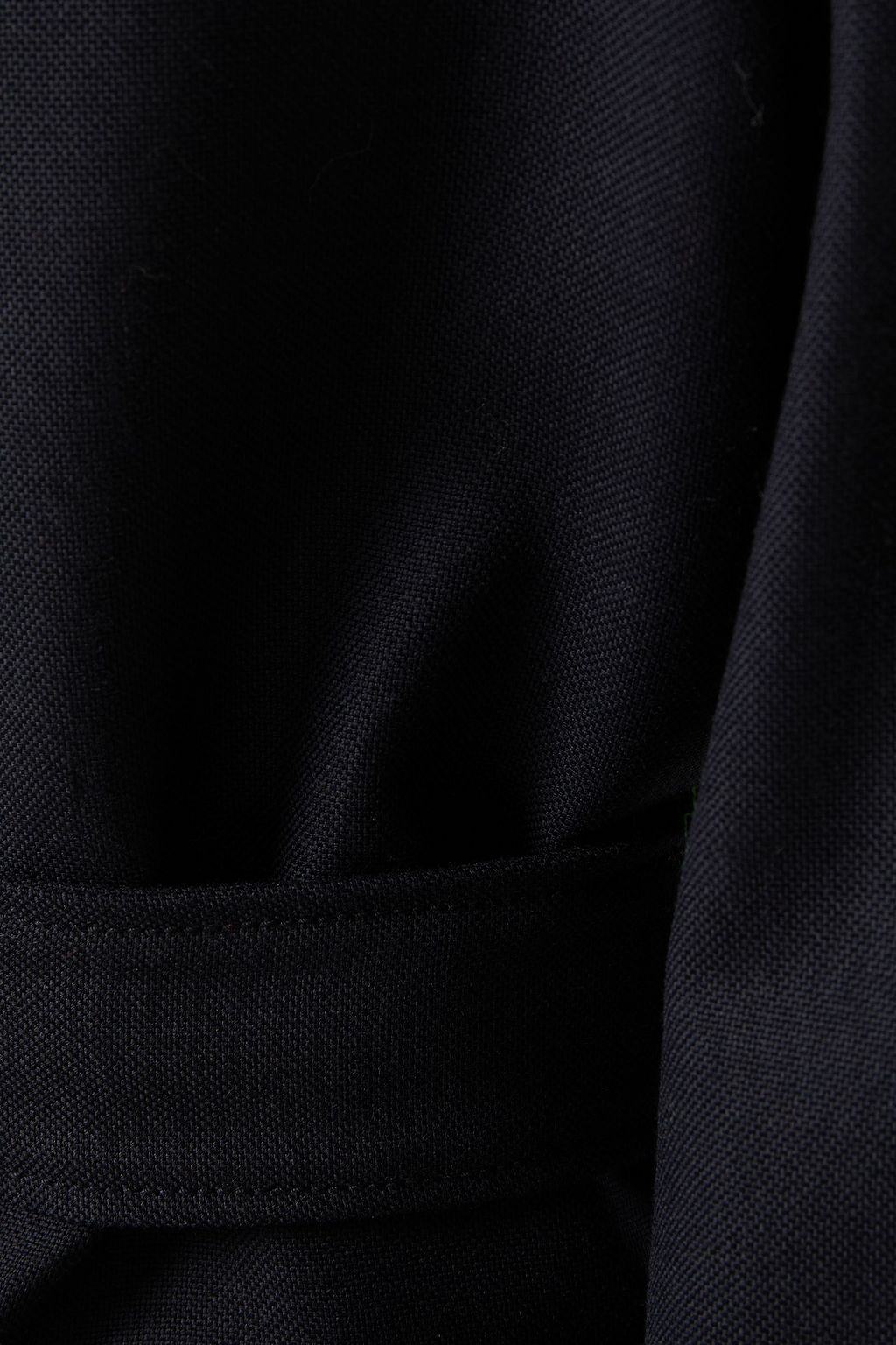 GANNI Double-breasted canvas blazer