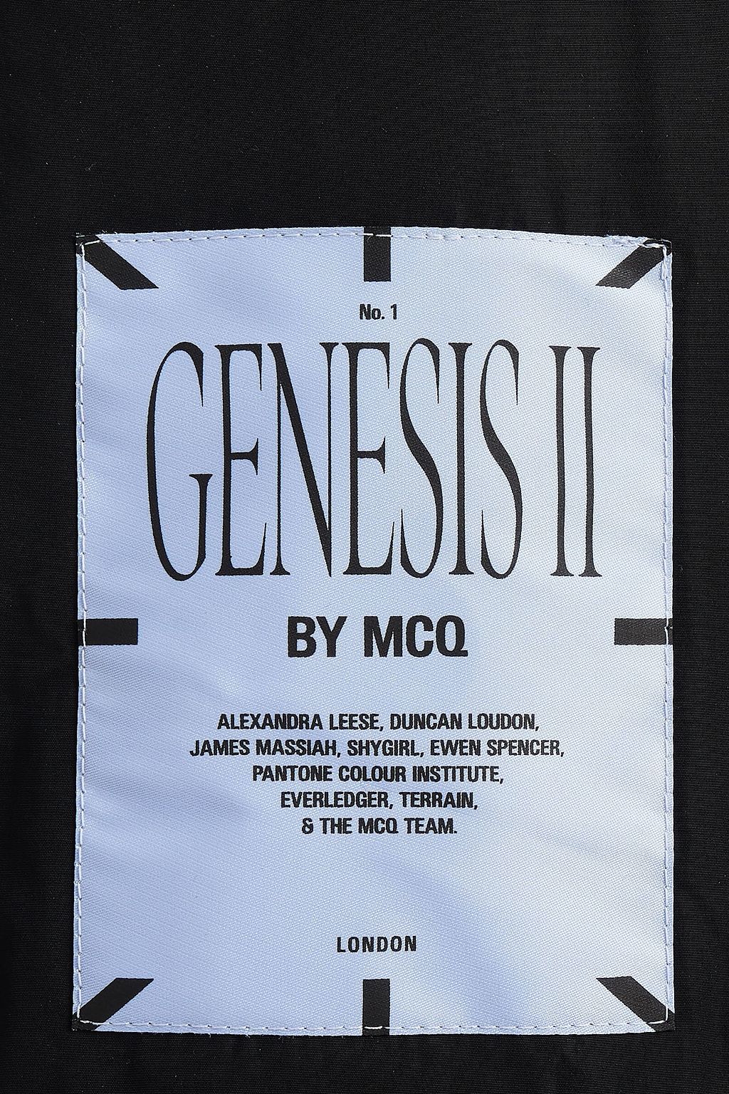 MCQ ALEXANDER MCQUEEN Paneled twill and shell jacket