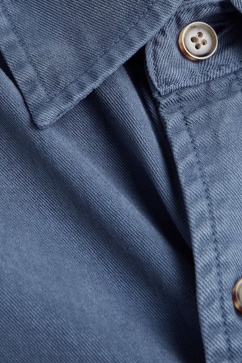 FRAME Lyocell and cotton-blend twill shirt