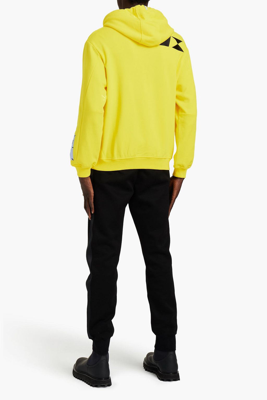 MCQ ALEXANDER MCQUEEN Embroidered French cotton-terry hoodie