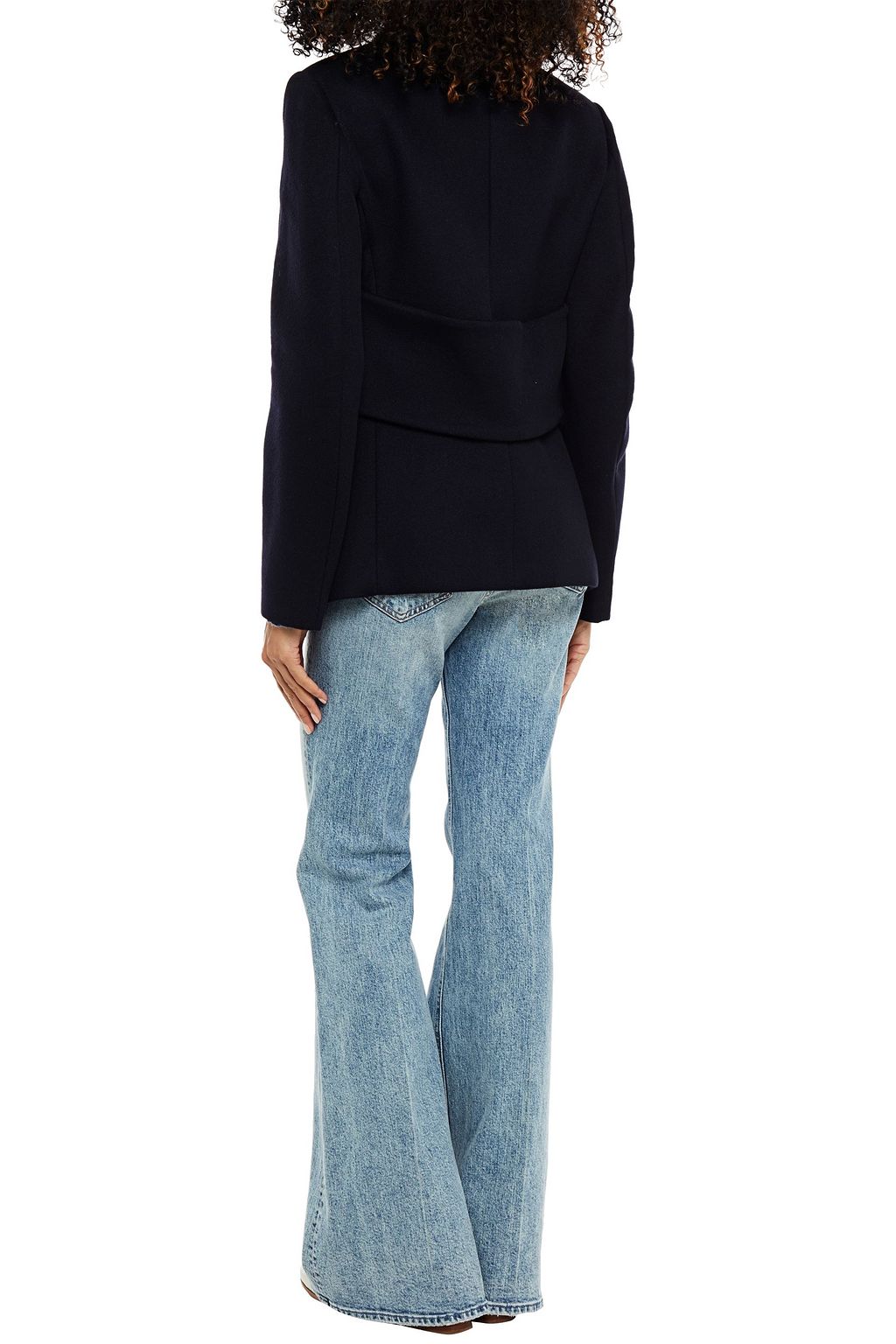 VICTORIA BECKHAM Double-breasted wool and cashmere-blend felt coat