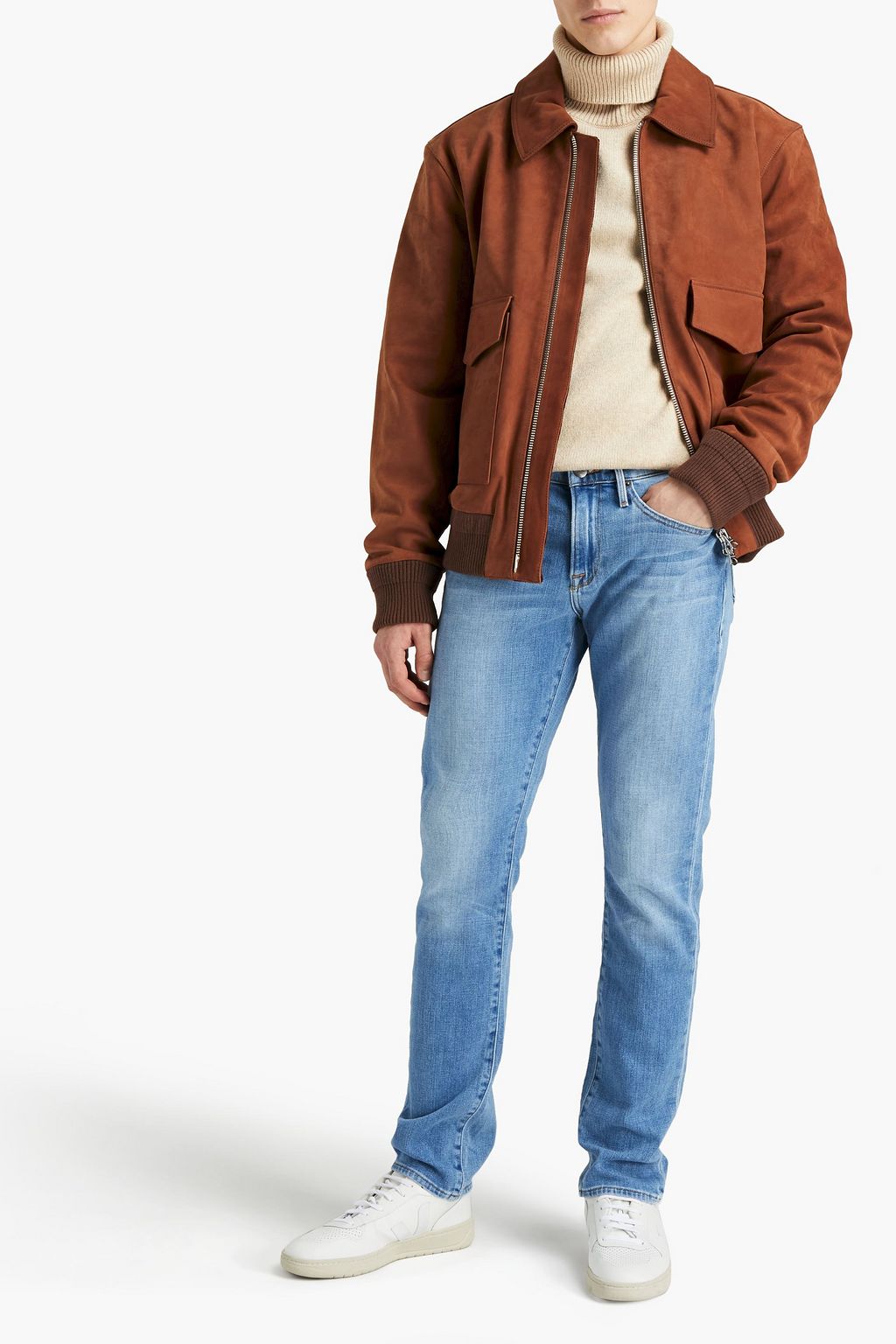 FRAME L'Homme slim-fit denim jeans