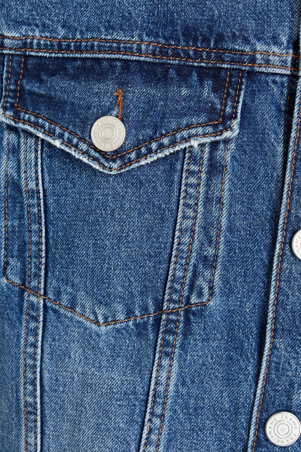 FRAME Faded denim jacket