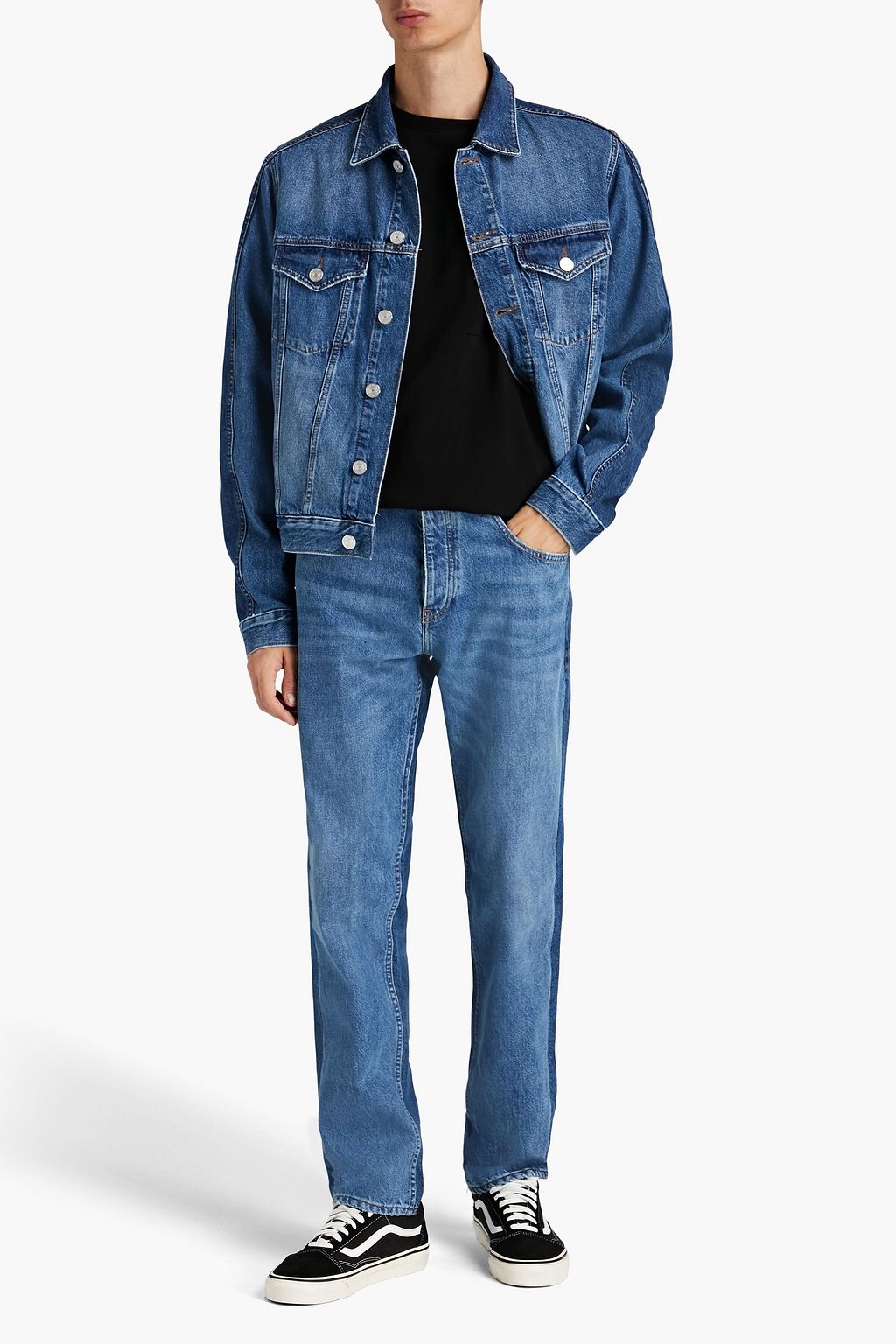 FRAME Faded denim jacket