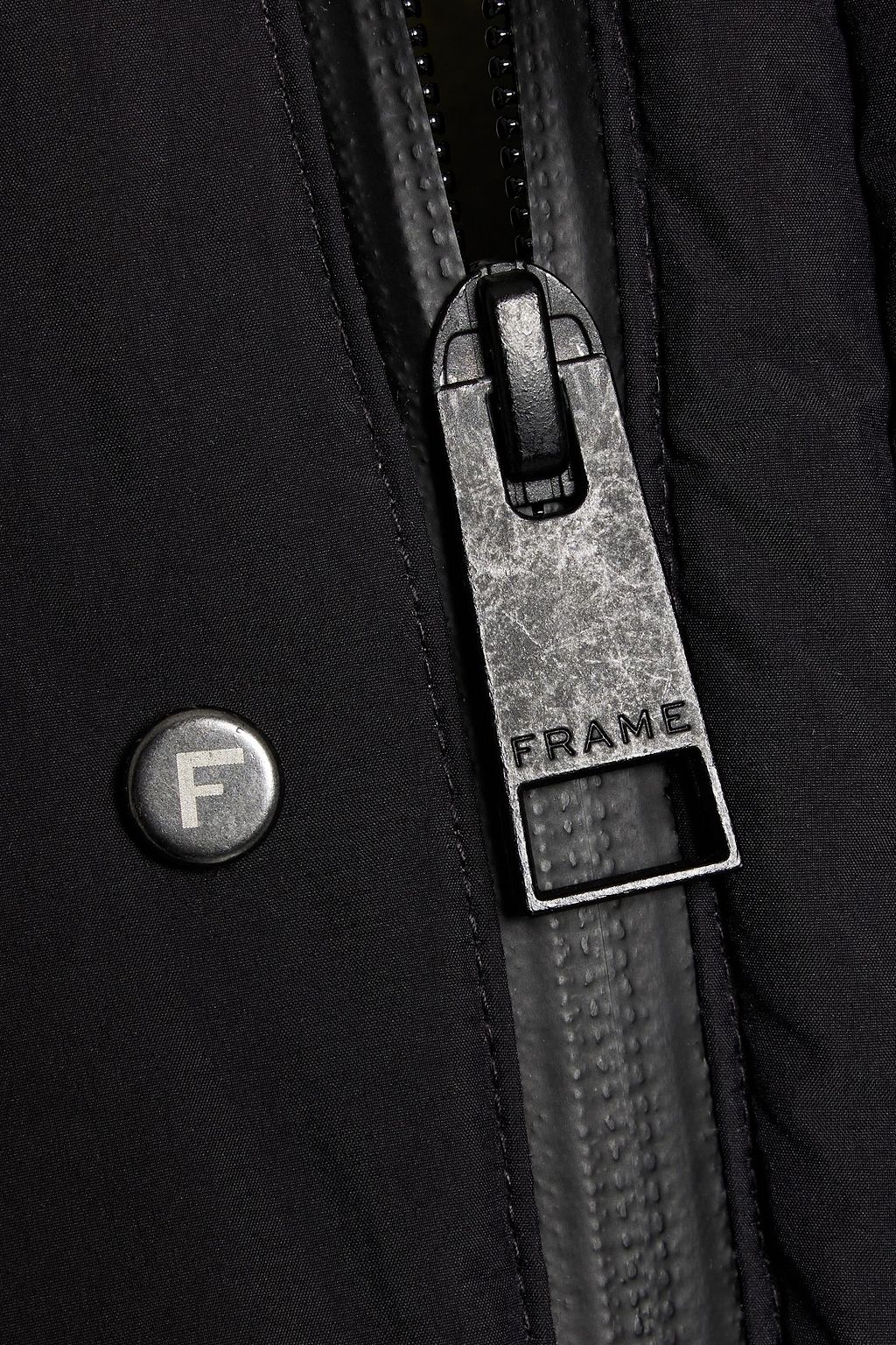 FRAME Quilted shell hooded coat