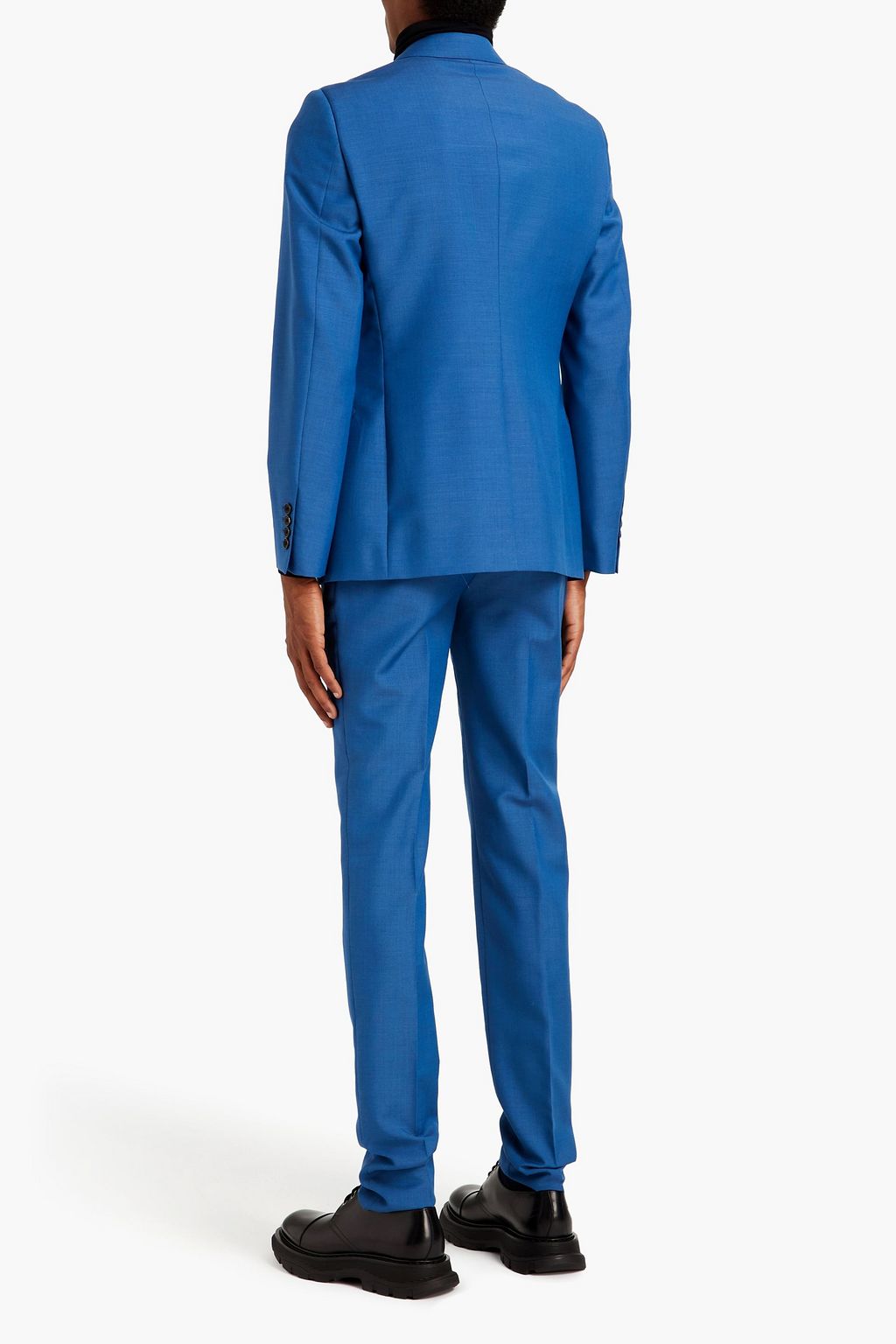MCQUEEN Slim-fit wool and mohair-blend blazer