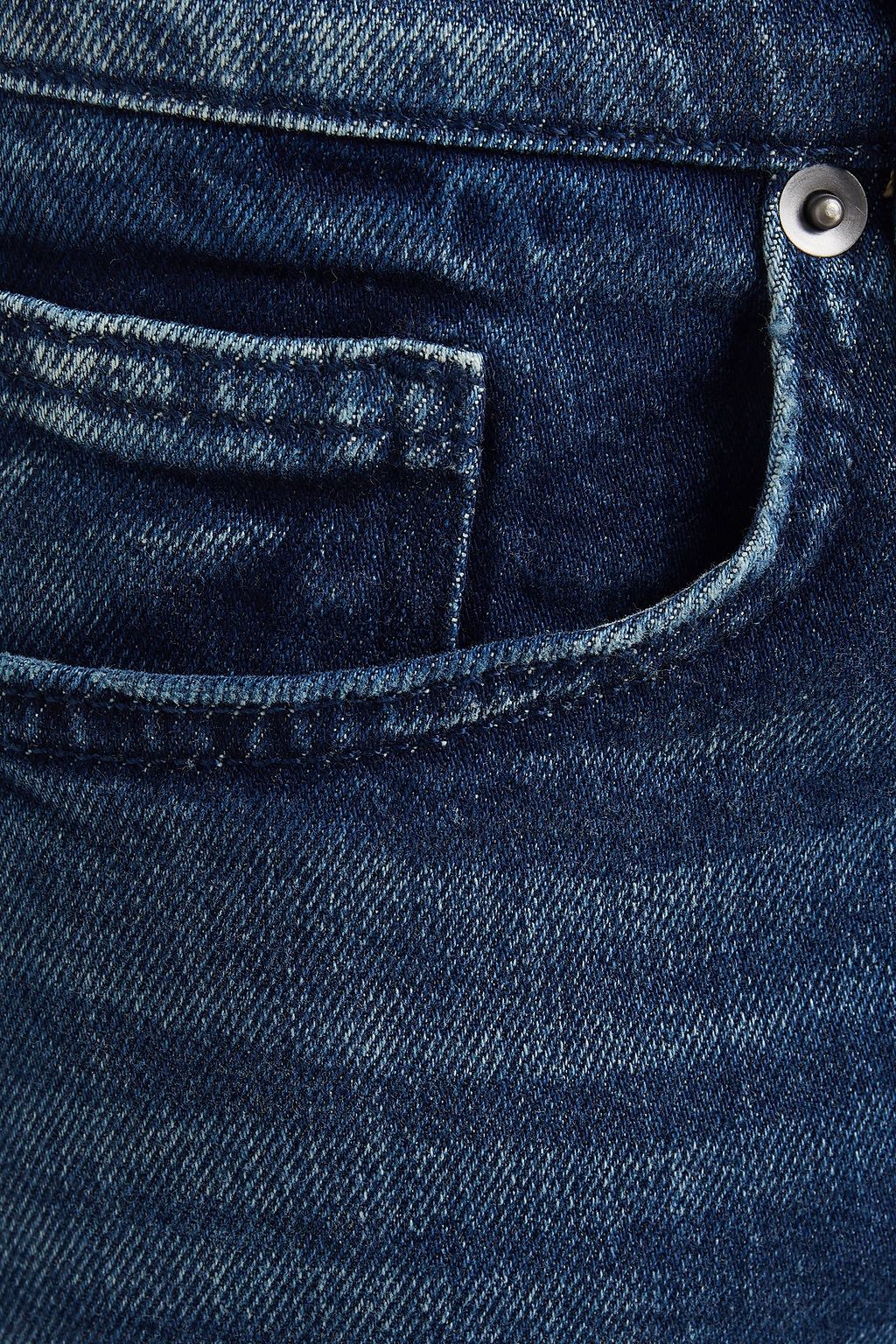 FRAME Skinny-fit whiskered denim jeans